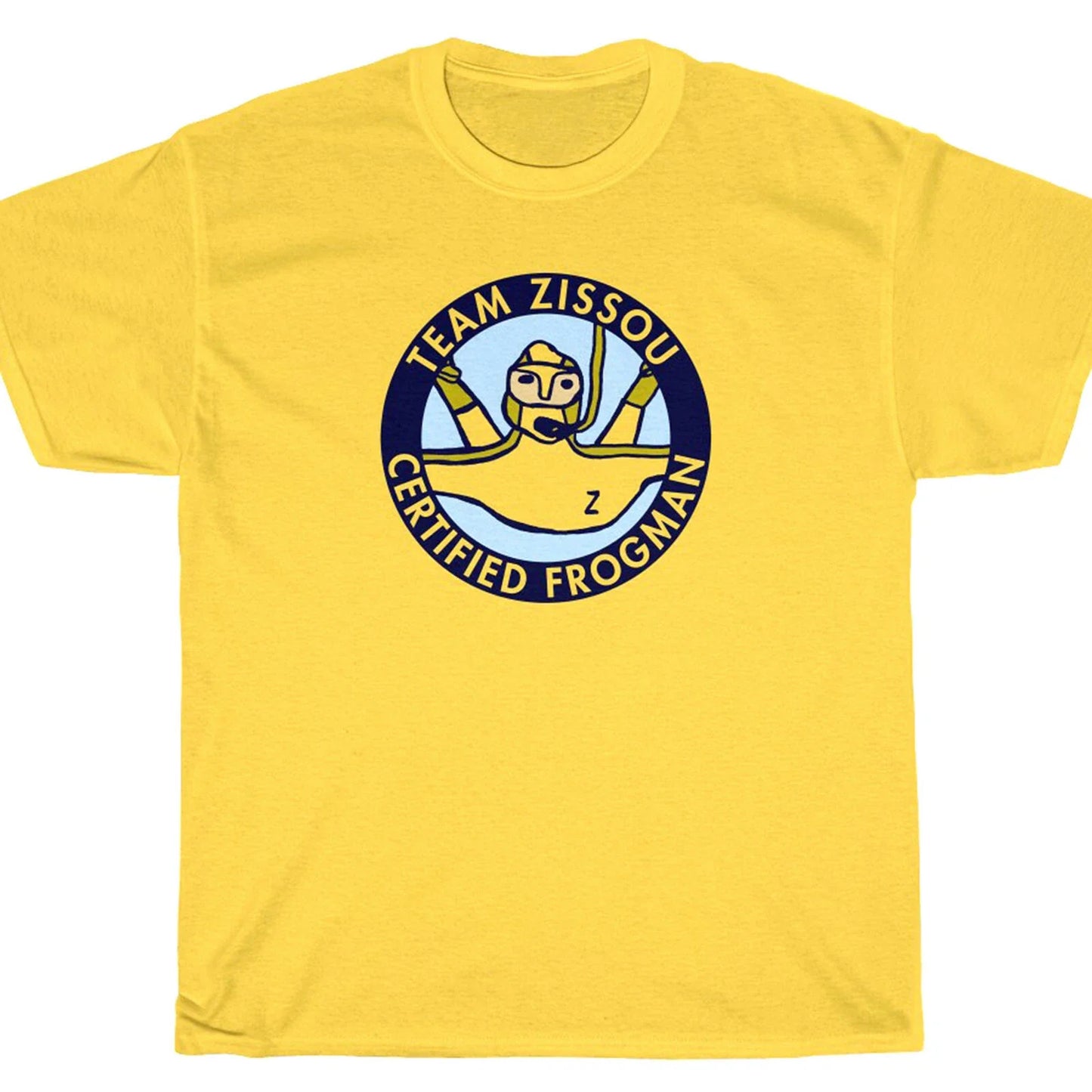 TEAM ZISSOU CERTIFIED FROGMAN T-Shirt - Life Steve Scuba Aquatic Unisex T-shirt, Sweatshirt, Hoodie, Long Sleeve Tee - T-Shirt, Sweatshirt, Hoodie