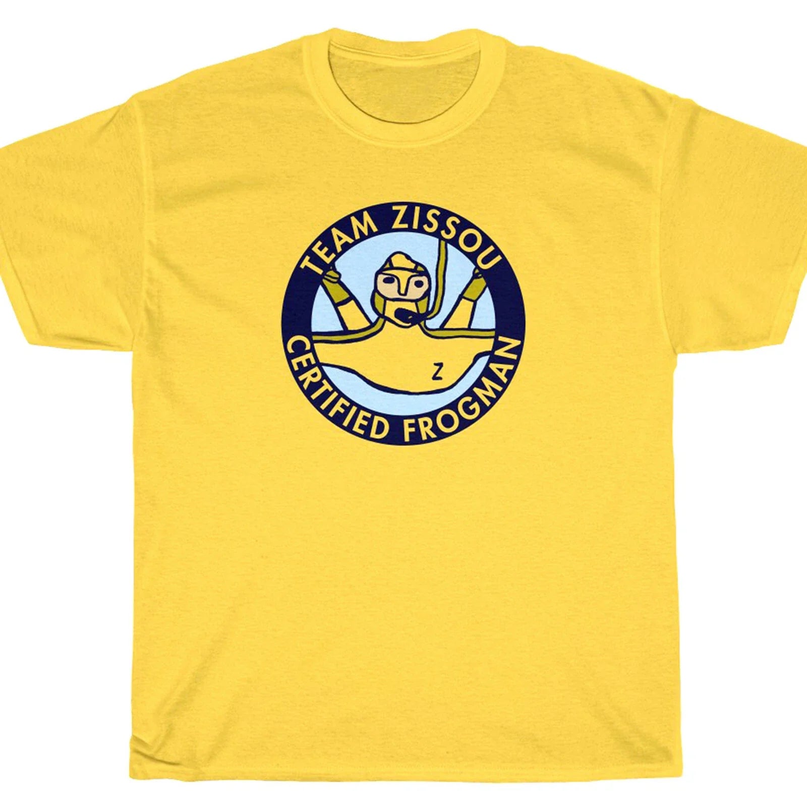 TEAM ZISSOU CERTIFIED FROGMAN T-Shirt - Life Steve Scuba Aquatic Unisex T-shirt, Sweatshirt, Hoodie, Long Sleeve Tee - T-Shirt, Sweatshirt, Hoodie