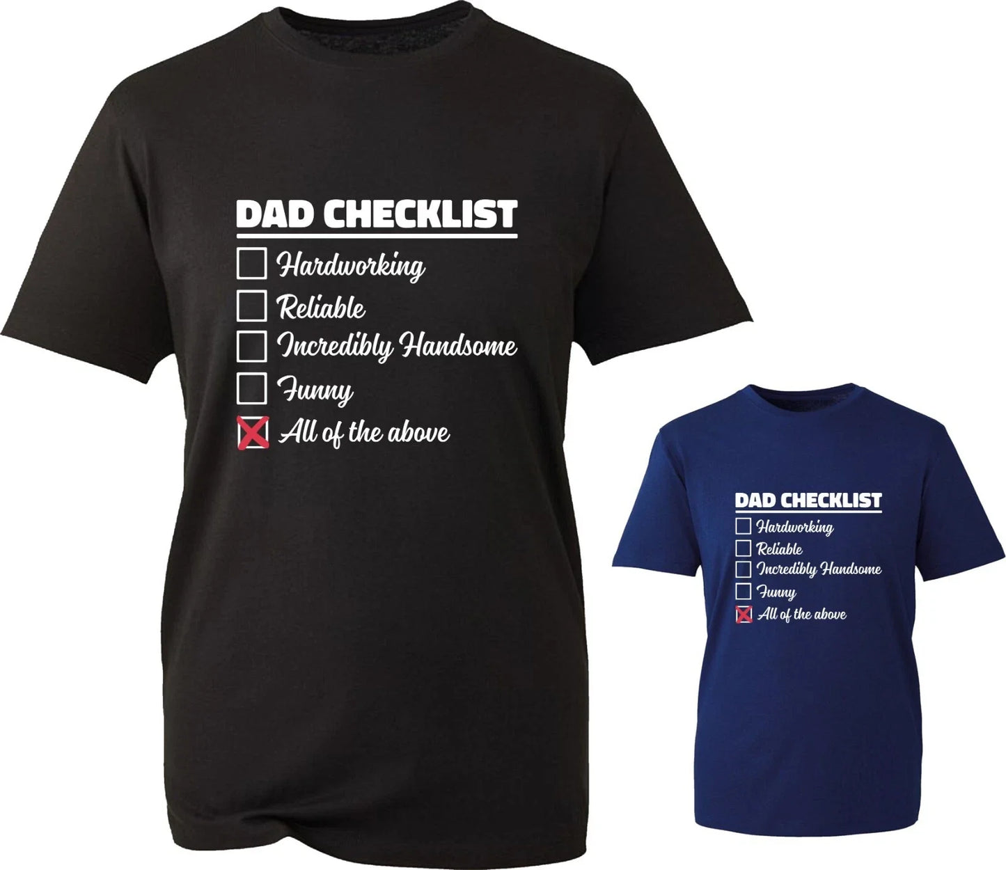 Dad Checklist Happy Father's Day T-Shirt Funny Hardworking Pops Gift For Dad Top Unisex T-shirt, Sweatshirt, Hoodie, Long Sleeve Tee - T-Shirt, Sweatshirt, Hoodie