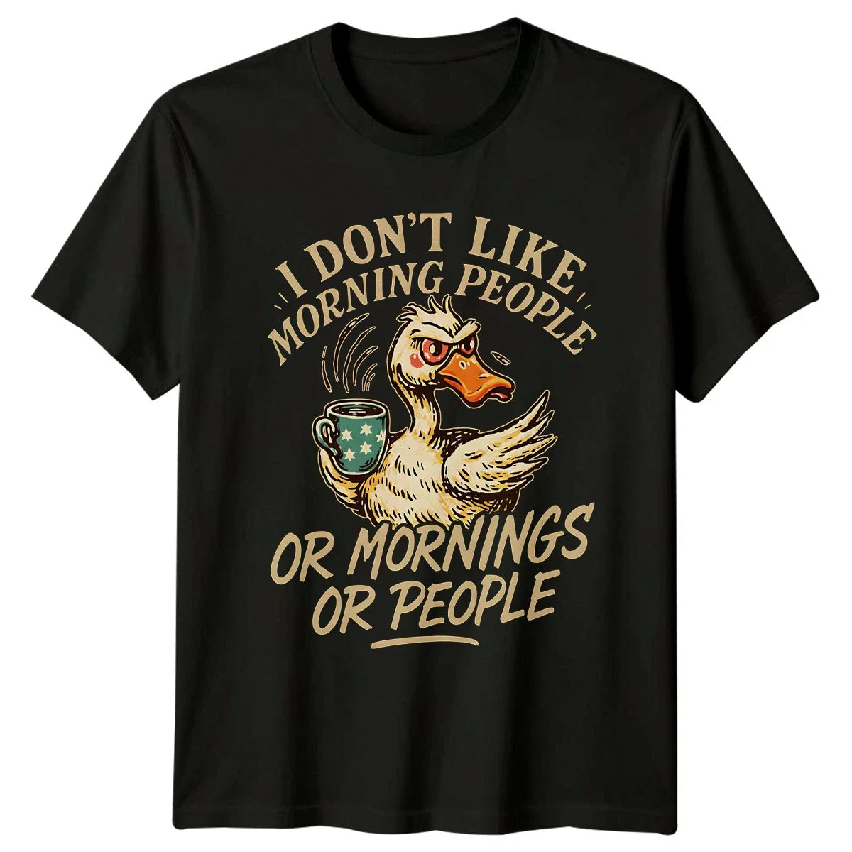 I Dont Like Morning People T-Shirt Coffee Sarcastic Gift For Him And Her Unisex T-shirt, Sweatshirt, Hoodie, Long Sleeve Tee - T-Shirt, Sweatshirt, Hoodie