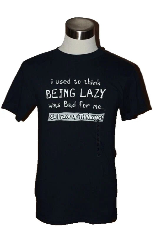 MENS' LAZY T-SHIRT-SIZE: SMALL 80 Unisex T-shirt, Sweatshirt, Hoodie, Long Sleeve Tee - T-Shirt, Sweatshirt, Hoodie