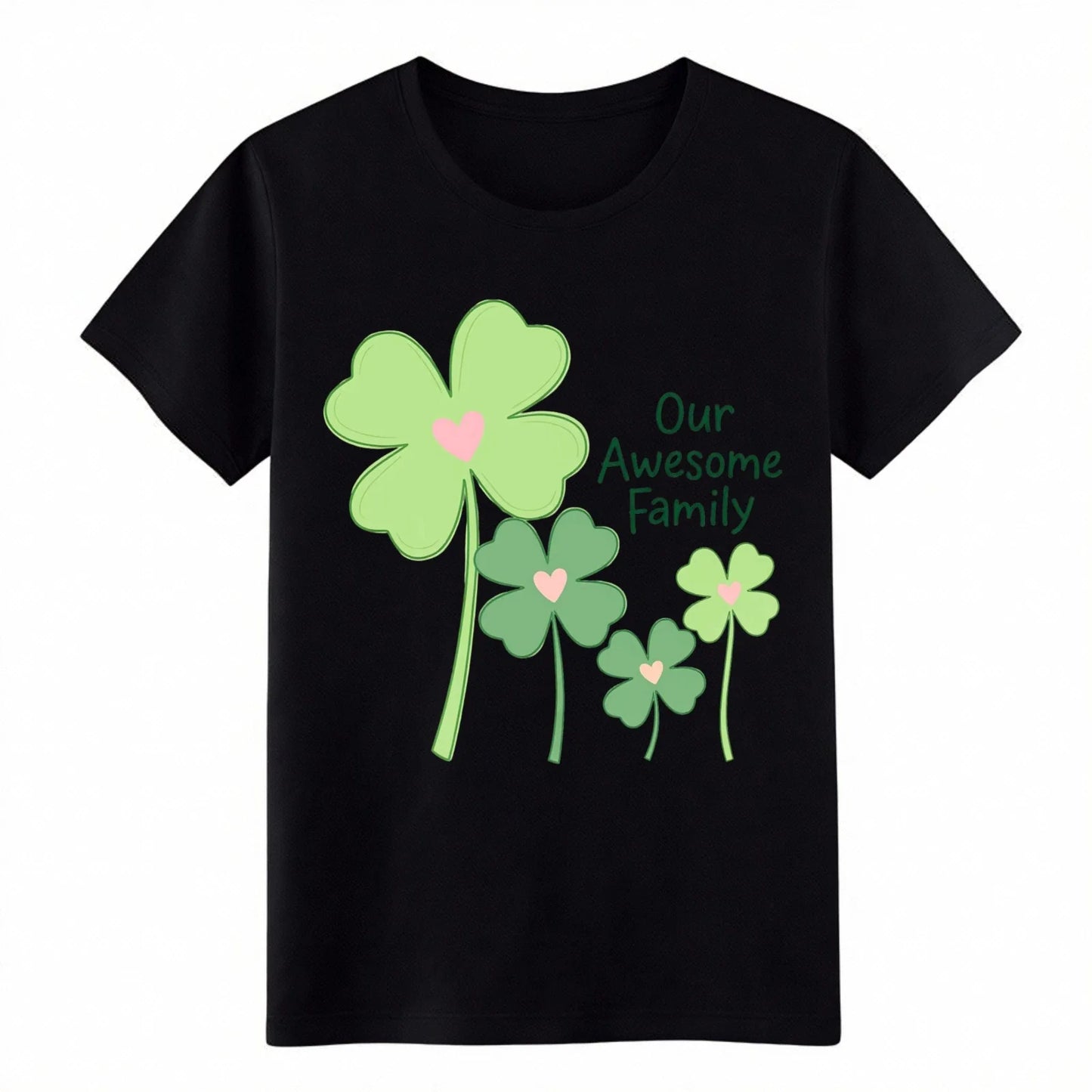 Funny Meme Our Awesome Family Clover Graphic Dad Hat Unisex Washed Cotton Cap Unisex T-shirt, Sweatshirt, Hoodie, Long Sleeve Tee - T-Shirt, Sweatshirt, Hoodie