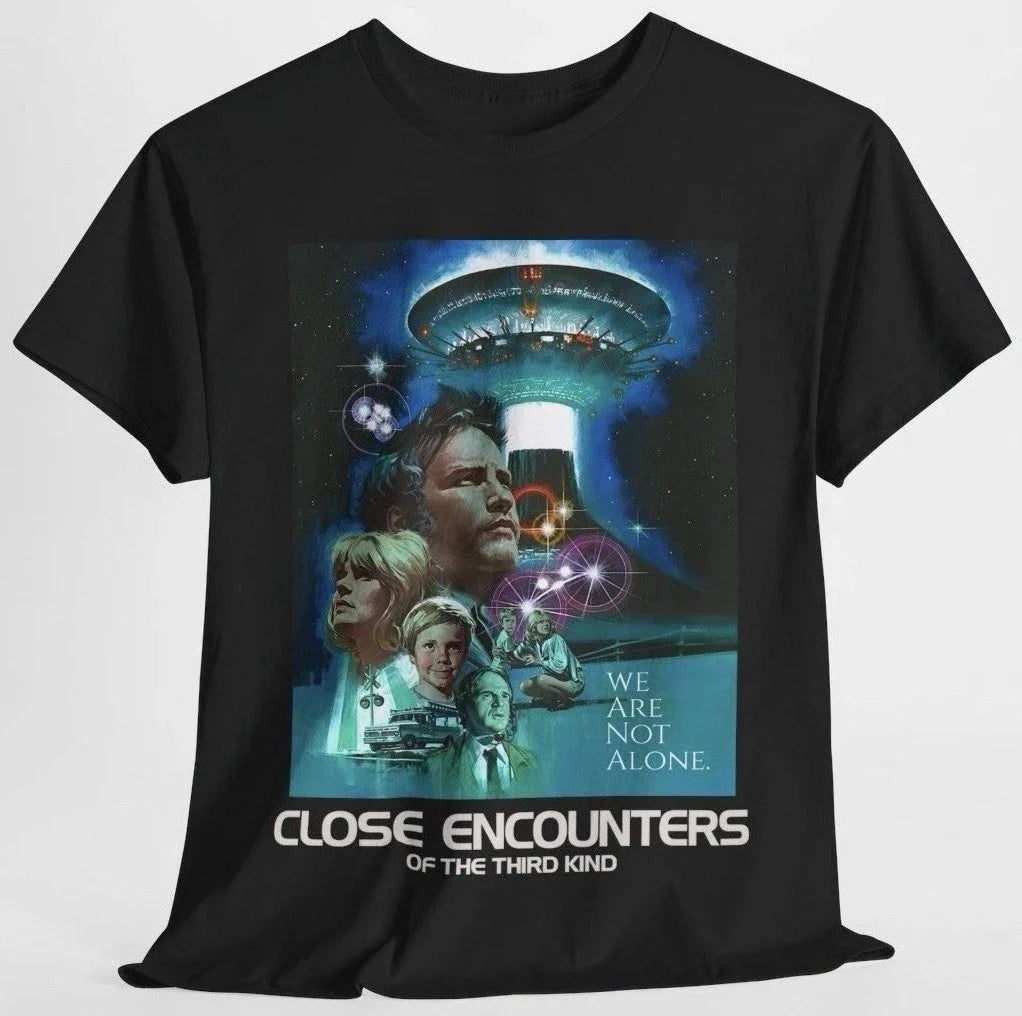Close Encounters of the Third Kind T Shirt - 70's Spielberg Classic Retro Tee Unisex T-shirt, Sweatshirt, Hoodie, Long Sleeve Tee - T-Shirt, Sweatshirt, Hoodie