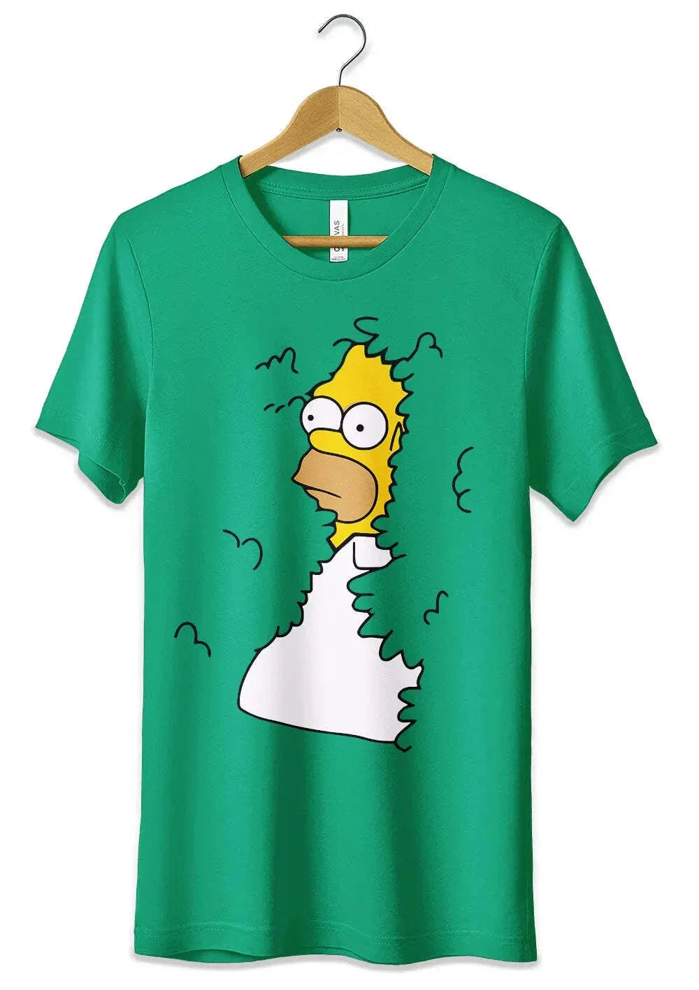 Homer Bush T Shirt T Shirt The Simpson Funny Unisex Green Unisex T-shirt, Sweatshirt, Hoodie, Long Sleeve Tee - T-Shirt, Sweatshirt, Hoodie