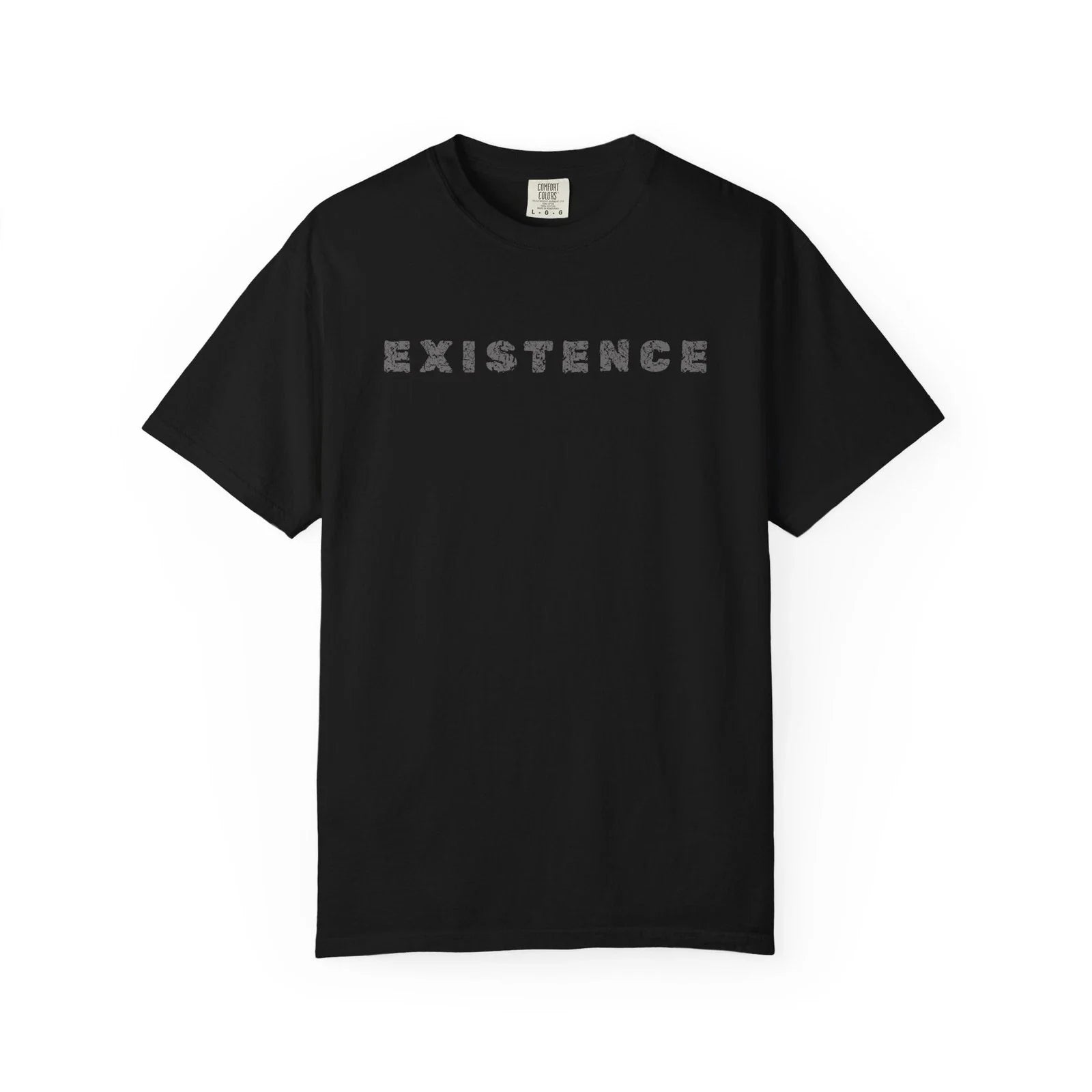 Minimalist "EXISTENCE" T-Shirt - Bold Graphic Tee, Unisex Unisex T-shirt, Sweatshirt, Hoodie, Long Sleeve Tee - T-Shirt, Sweatshirt, Hoodie