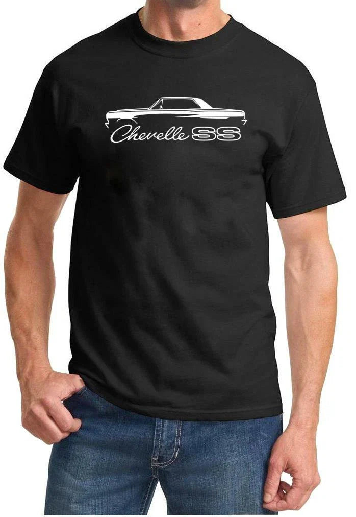 1964 1965 Chevelle SS Hardtop Classic Outline Design Tshirt NEW Unisex T-shirt, Sweatshirt, Hoodie, Long Sleeve Tee - T-Shirt, Sweatshirt, Hoodie