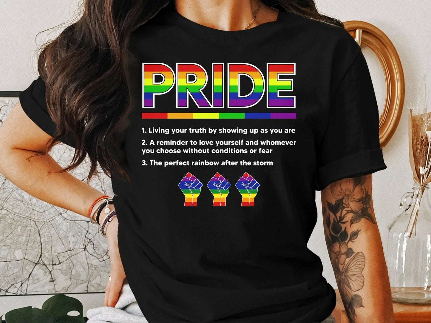 Pride T-Shirt  LGBTQ+ Rainbow Graphic Tee for Pride Month & Everyday Equality Unisex T-shirt, Sweatshirt, Hoodie, Long Sleeve Tee - T-Shirt, Sweatshirt, Hoodie