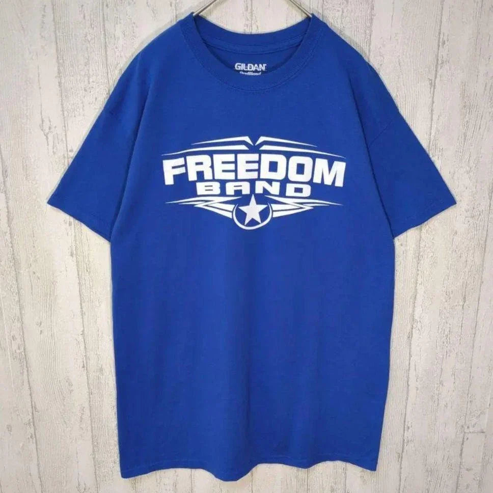 GILDAN American Casual Print T Shirt USA Vintage Simple Big Logo h105 Unisex T-shirt, Sweatshirt, Hoodie, Long Sleeve Tee - T-Shirt, Sweatshirt, Hoodie