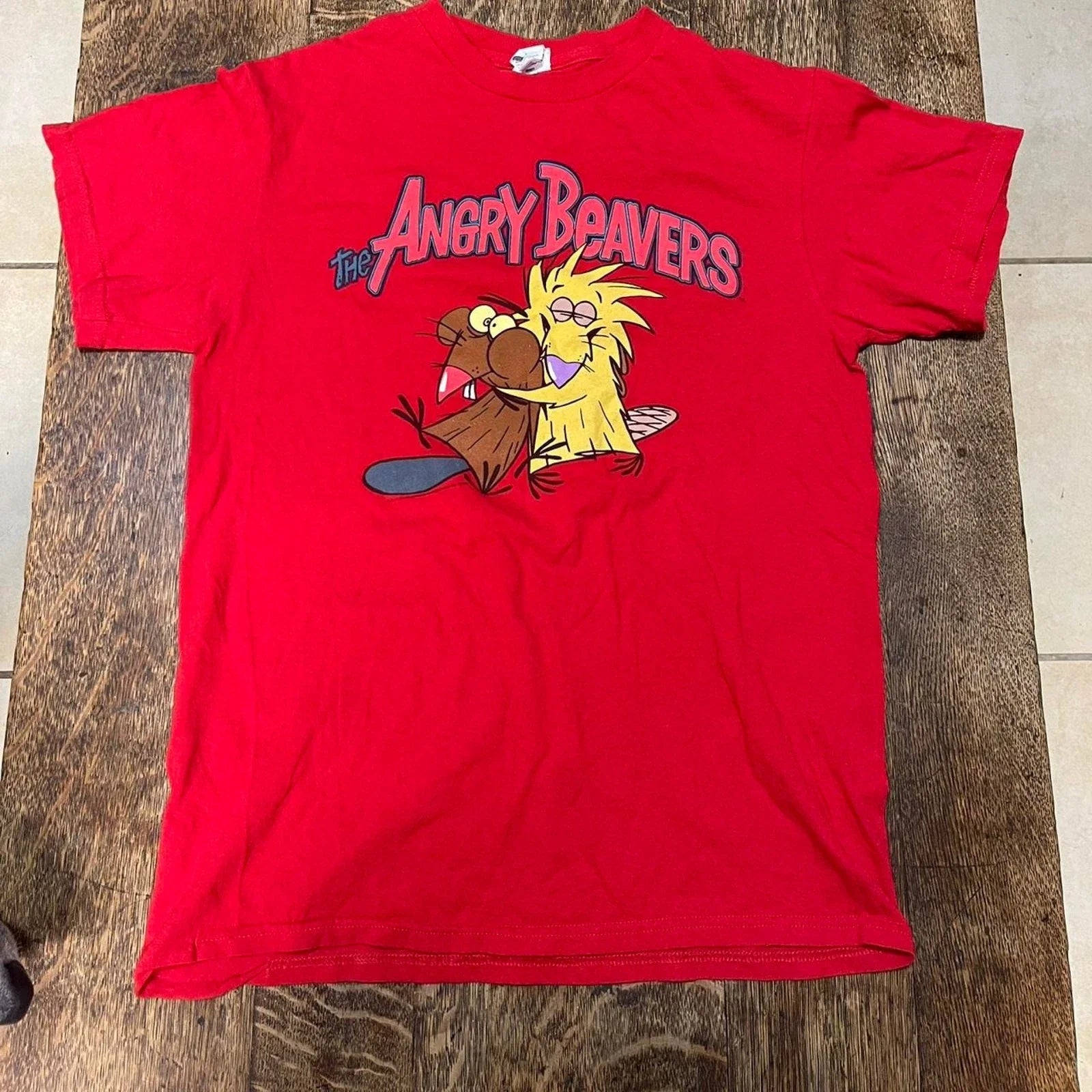 Vintage y2k angry beavers tee Unisex T-shirt, Sweatshirt, Hoodie, Long Sleeve Tee - T-Shirt, Sweatshirt, Hoodie