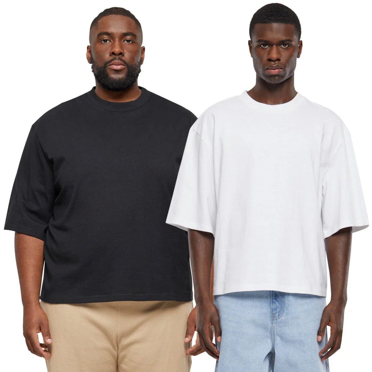 Urban Classics Organic Oversized Cropped Tee Men's T-Shirt Organic Cotton Jersey Unisex T-shirt, Sweatshirt, Hoodie, Long Sleeve Tee - T-Shirt, Sweatshirt, Hoodie