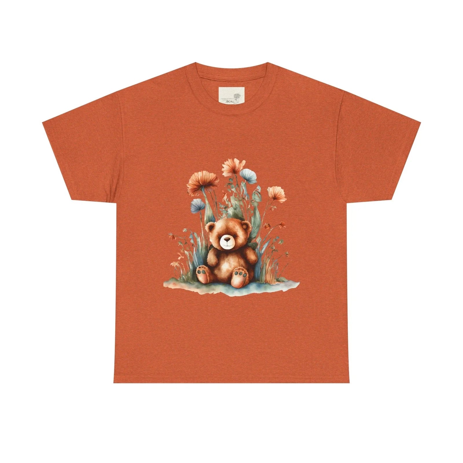 Trendy Unisex Tee: Floral Teddy Bear, Motivational, Cute Gift, Spring Fashion, Unisex T-shirt, Sweatshirt, Hoodie, Long Sleeve Tee - T-Shirt, Sweatshirt, Hoodie
