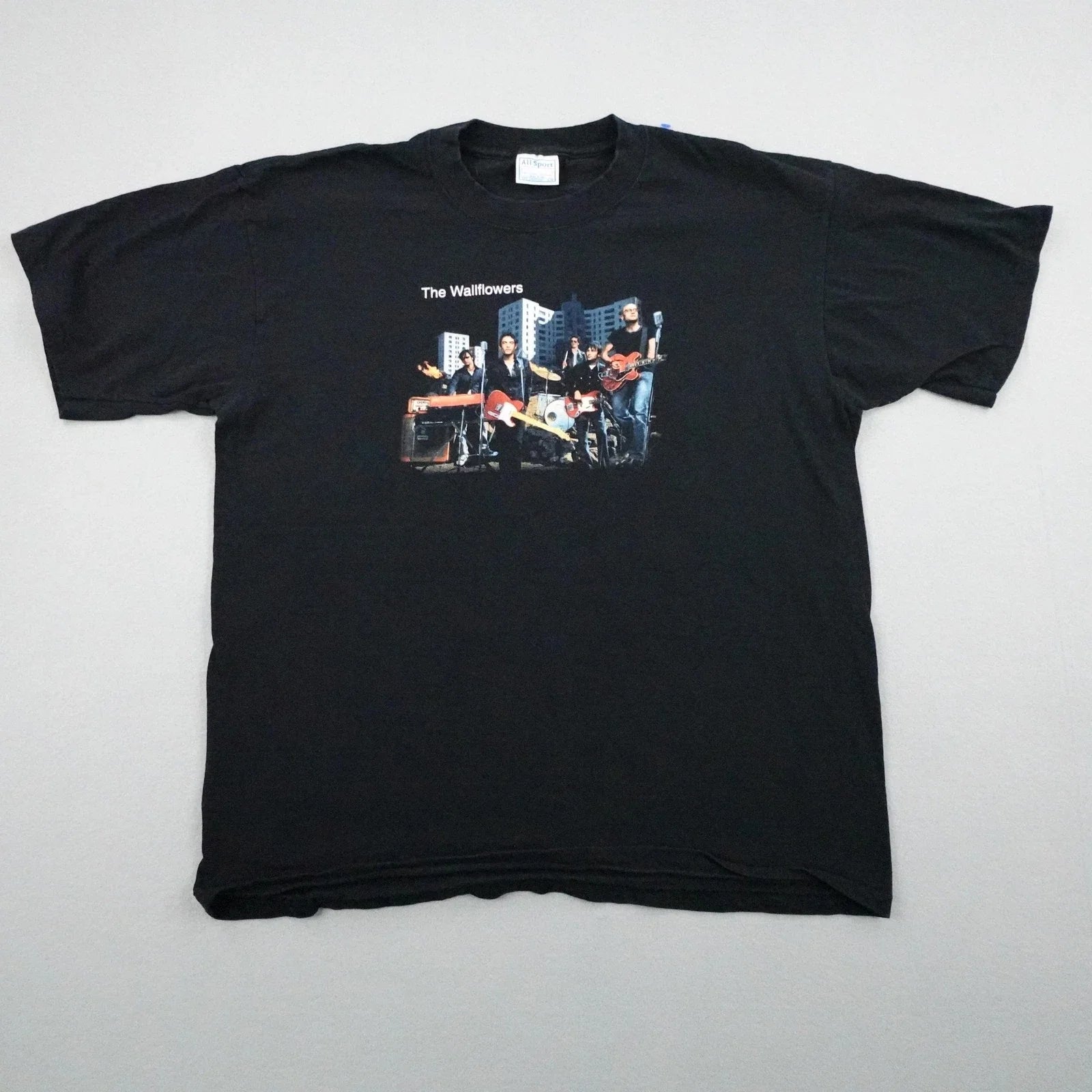 Vintage The Wallflowers Shirt Mens XL Black Breach Tour 2000 2001 Y2K Band Tee Unisex T-shirt, Sweatshirt, Hoodie, Long Sleeve Tee - T-Shirt, Sweatshirt, Hoodie