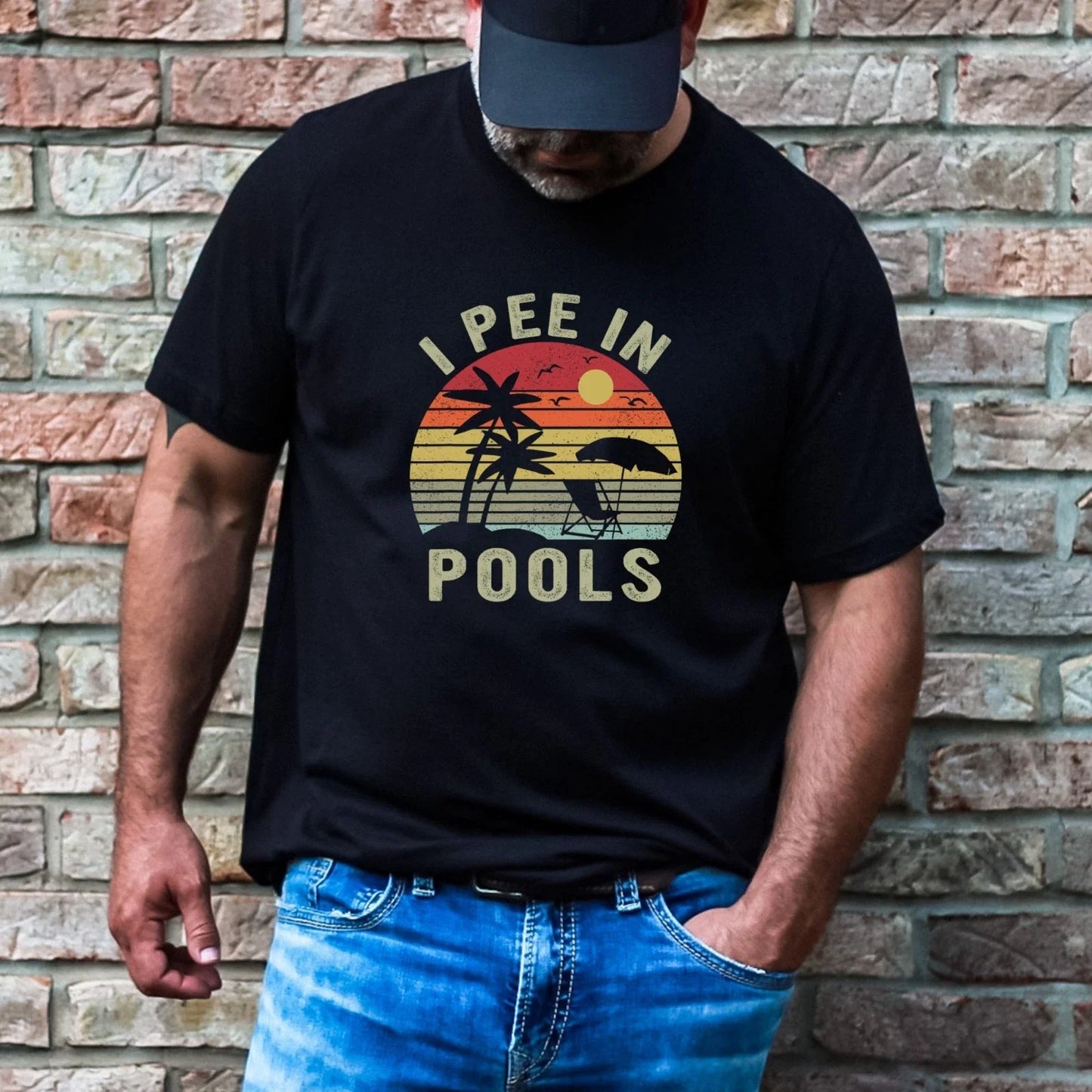 I Pee In Pools Adult Humor Funny T-Shirt Unisex T-shirt, Sweatshirt, Hoodie, Long Sleeve Tee - T-Shirt, Sweatshirt, Hoodie