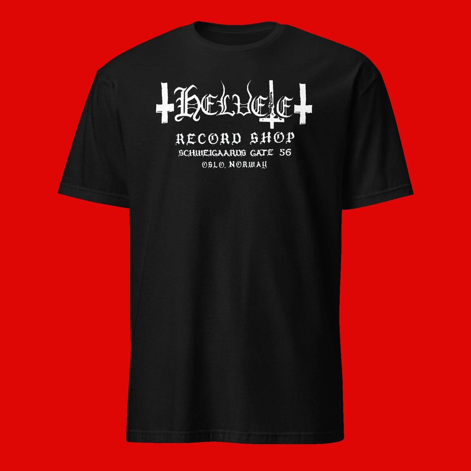 HELVETE RECORDS - T-SHIRT Mayhem 90's Norwegian Black Metal Euronymous Morbid Unisex T-shirt, Sweatshirt, Hoodie, Long Sleeve Tee - T-Shirt, Sweatshirt, Hoodie