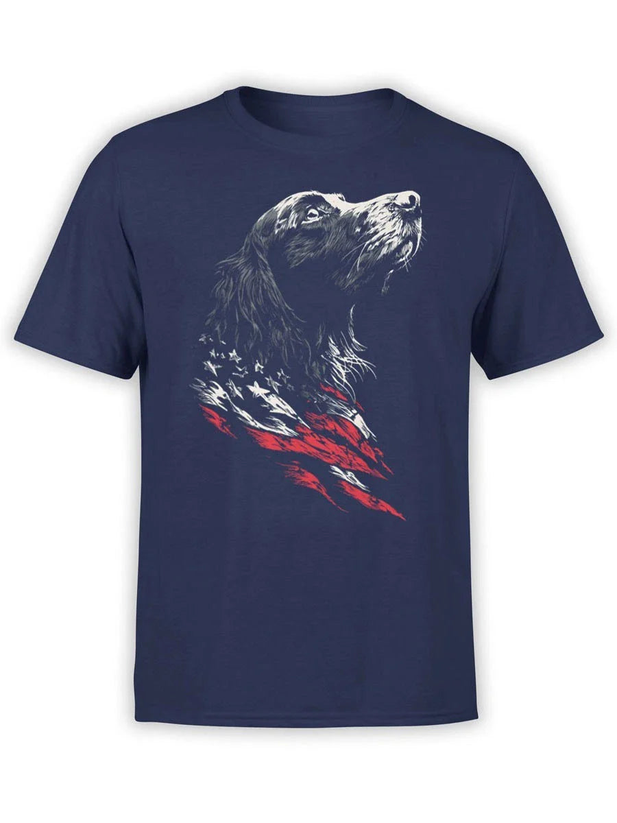 FANTUCCI Liberty Hound T-Shirt | Patriotic Dog Flag Art | Unisex Unisex T-shirt, Sweatshirt, Hoodie, Long Sleeve Tee - T-Shirt, Sweatshirt, Hoodie