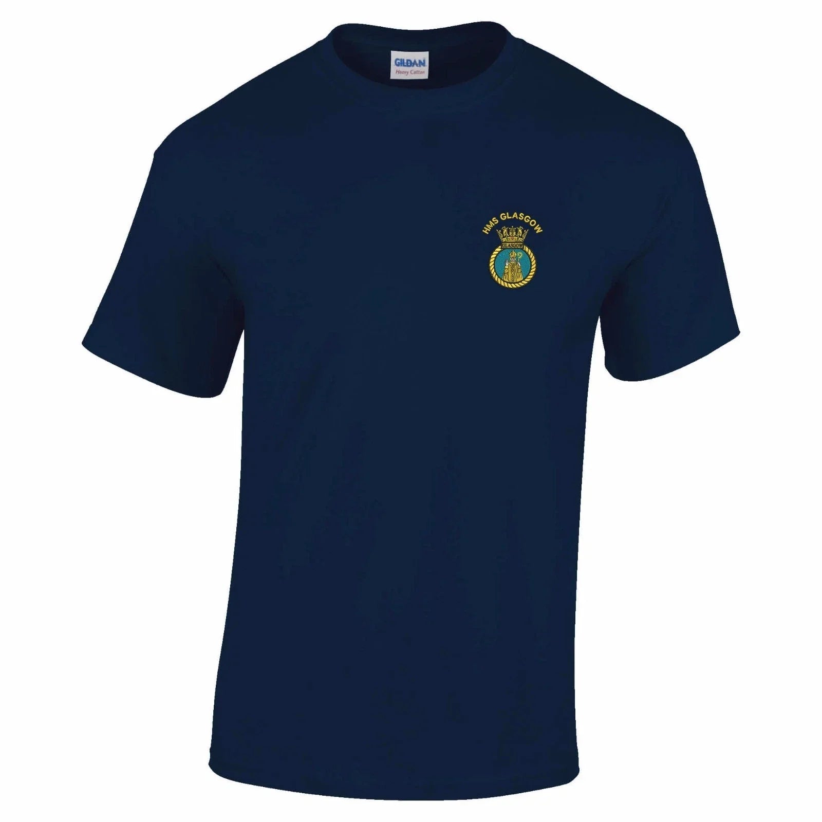 OFFICIAL HMS Glasgow Embroidered T-Shirt Unisex T-shirt, Sweatshirt, Hoodie, Long Sleeve Tee - T-Shirt, Sweatshirt, Hoodie