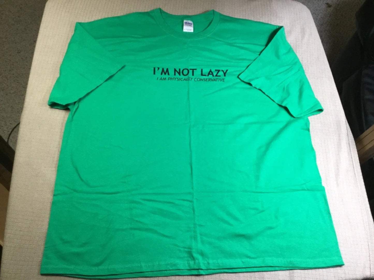 Im Not Lazy. Im Physica.Funny Sarcastic Green Gildan Heavy Cotton 3XL TShirt Unisex T-shirt, Sweatshirt, Hoodie, Long Sleeve Tee - T-Shirt, Sweatshirt, Hoodie