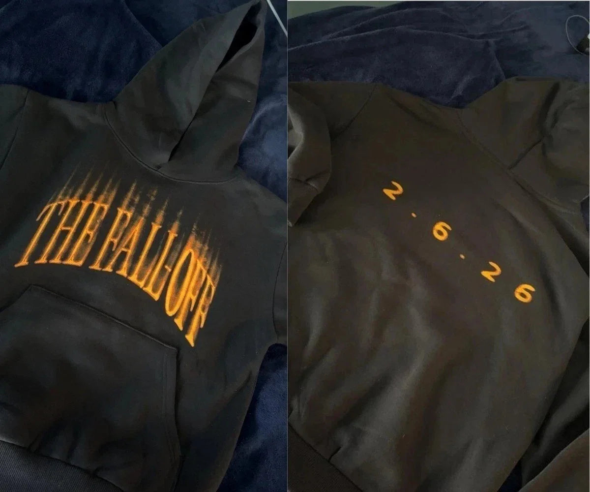 J.COLE THE FALL OFF 2.6.26 Give Away Hoodie Unisex T-shirt, Sweatshirt, Hoodie, Long Sleeve Tee - T-Shirt, Sweatshirt, Hoodie