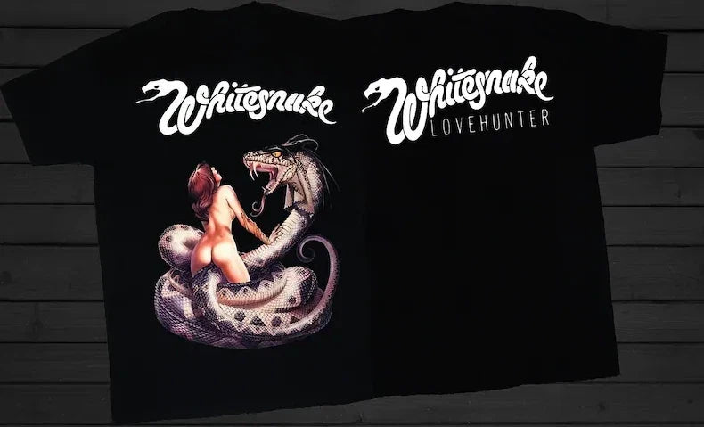 Whitesnake Lovehunter New Printed Band T-Shirt | Sizes S5XL Unisex T-shirt, Sweatshirt, Hoodie, Long Sleeve Tee - T-Shirt, Sweatshirt, Hoodie