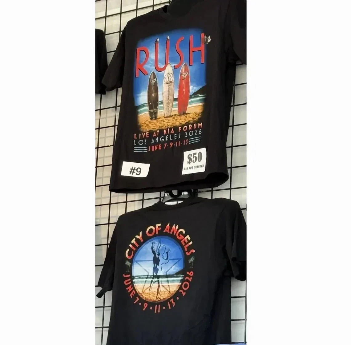 Rush June 07 2026 Fifty Something Tour Kia Forum Los Angeles CA T shirt Reprint Unisex T-shirt, Sweatshirt, Hoodie, Long Sleeve Tee - T-Shirt, Sweatshirt, Hoodie