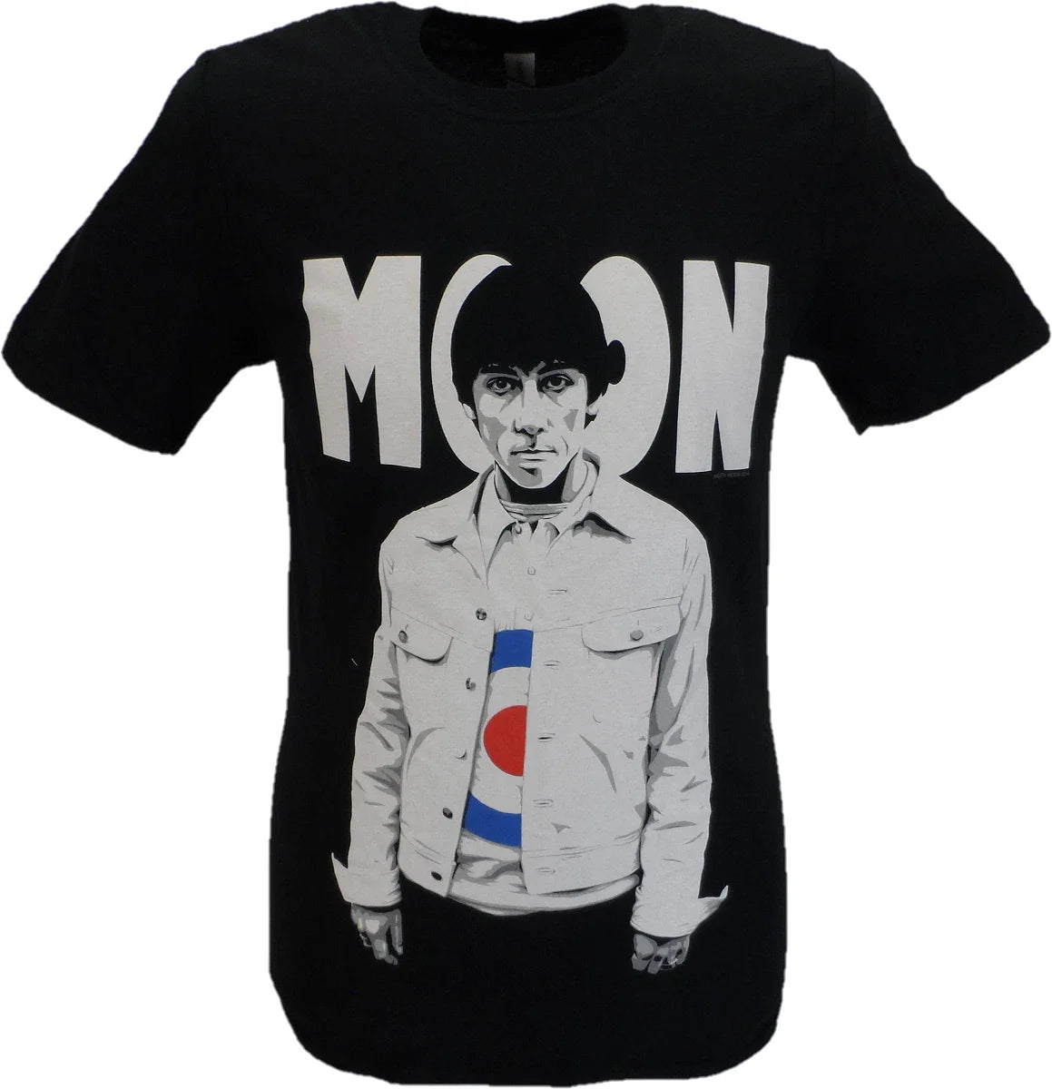 Mens Black Official The Who Keith Moon T Shirt Unisex T-shirt, Sweatshirt, Hoodie, Long Sleeve Tee - T-Shirt, Sweatshirt, Hoodie