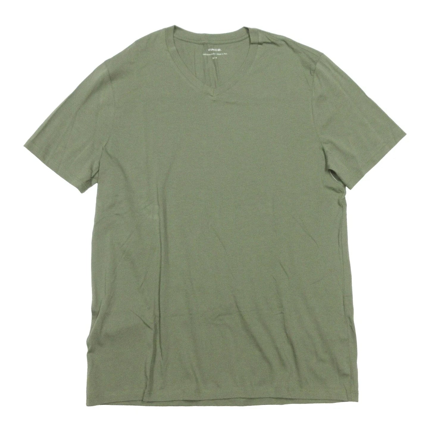 Vince Men's Echo Park Green Pima Cotton V-Neck Short Sleeve T-Shirt Unisex T-shirt, Sweatshirt, Hoodie, Long Sleeve Tee - T-Shirt, Sweatshirt, Hoodie