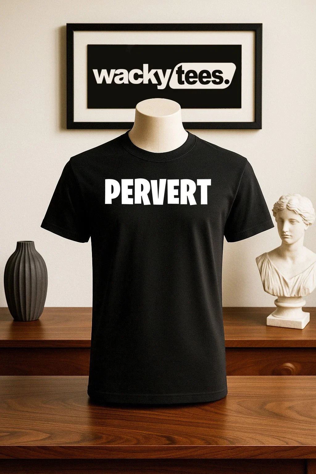 Pervert Text Funny Gag Mood Style Graphic Tee Shirt Unisex T-shirt, Sweatshirt, Hoodie, Long Sleeve Tee - T-Shirt, Sweatshirt, Hoodie