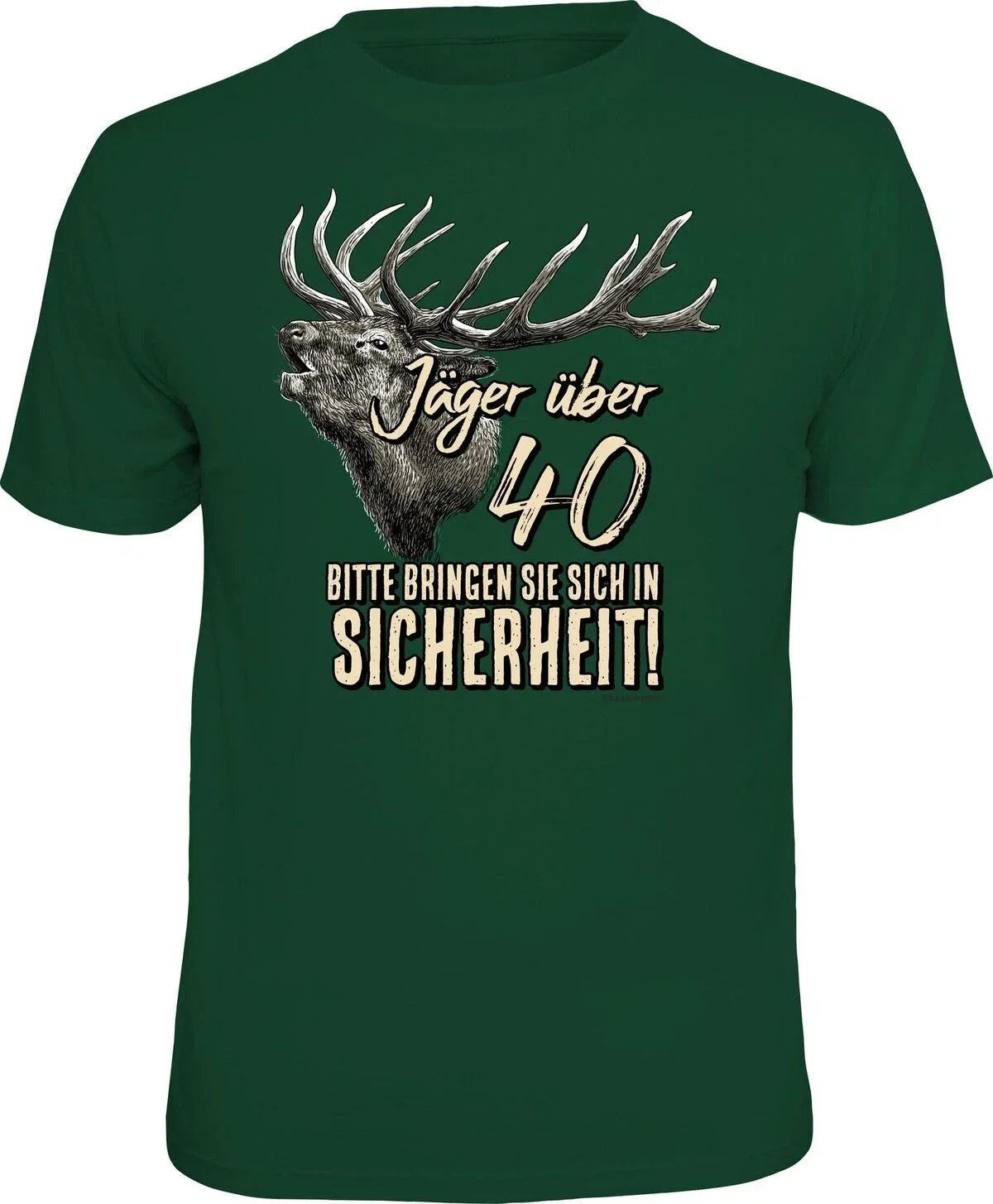 40th Birthday T-Shirt Hunter Over 40 Men Hunting Quote Humor Gift Dark Green Unisex T-shirt, Sweatshirt, Hoodie, Long Sleeve Tee - T-Shirt, Sweatshirt, Hoodie