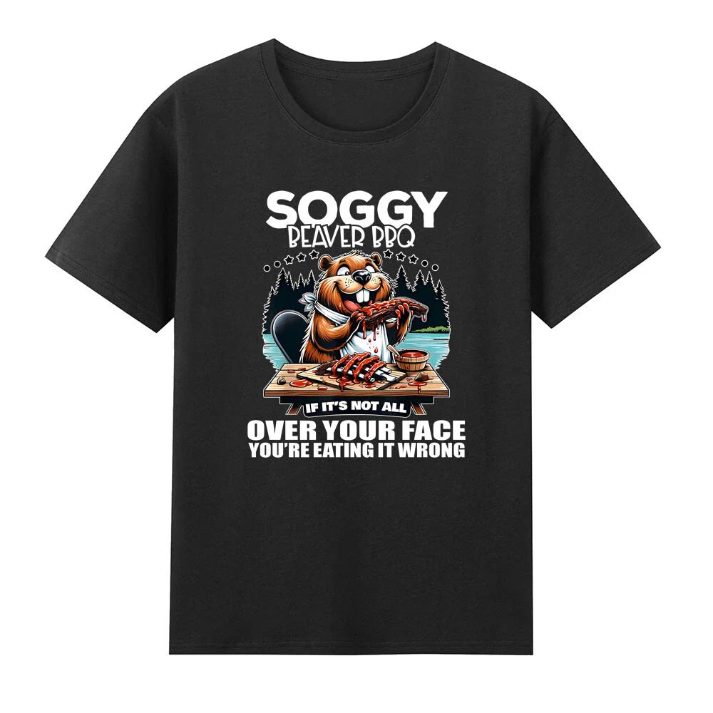 Soggy Beaver BBQ If It's Not All Over Your Face Barbecue T-Shirt Unisex T-shirt, Sweatshirt, Hoodie, Long Sleeve Tee - T-Shirt, Sweatshirt, Hoodie