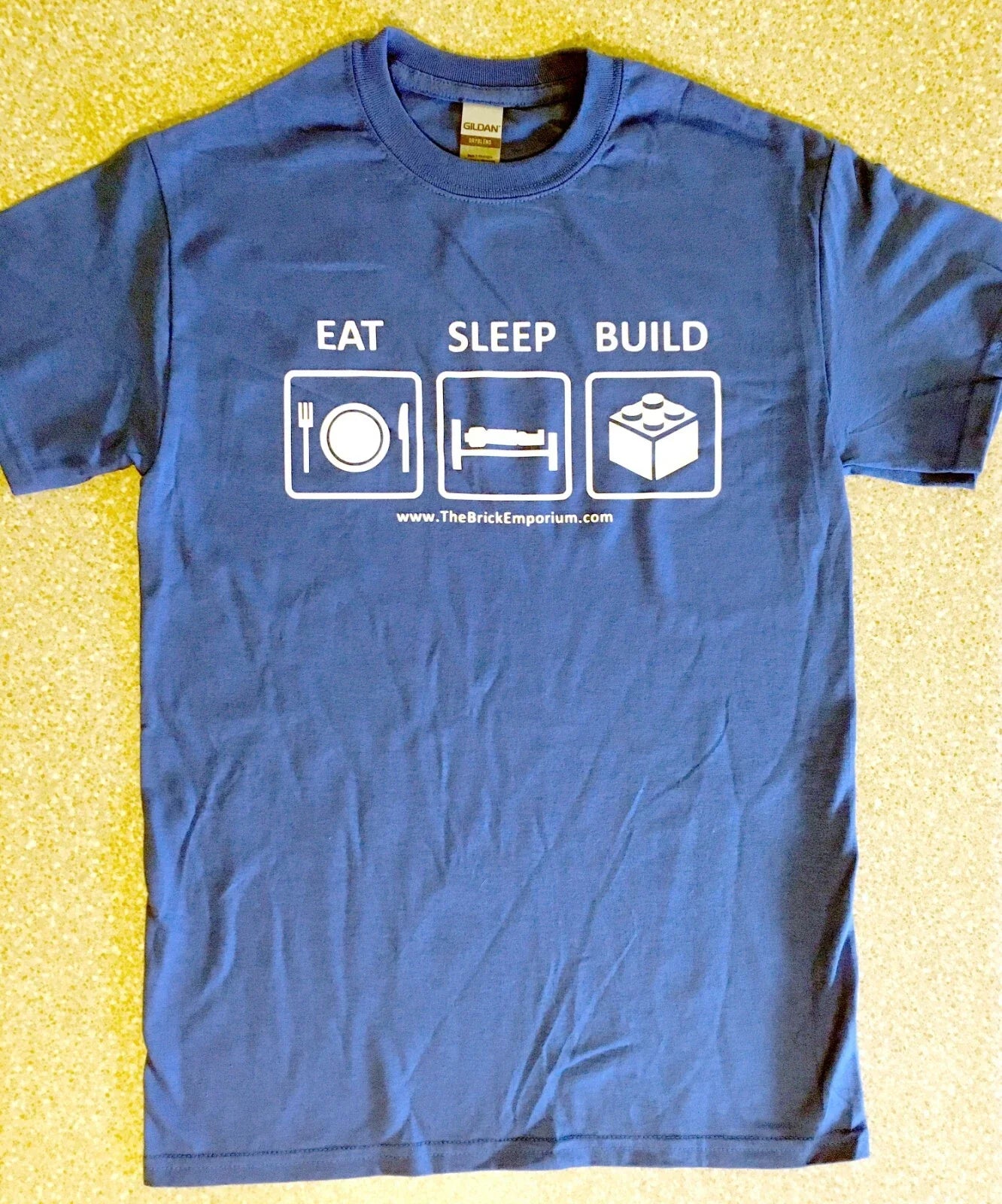 EAT SLEEP BUILD shirt t-shirt NEW custom adult extra large XL blue FOR LEGO FANS Unisex T-shirt, Sweatshirt, Hoodie, Long Sleeve Tee - T-Shirt, Sweatshirt, Hoodie
