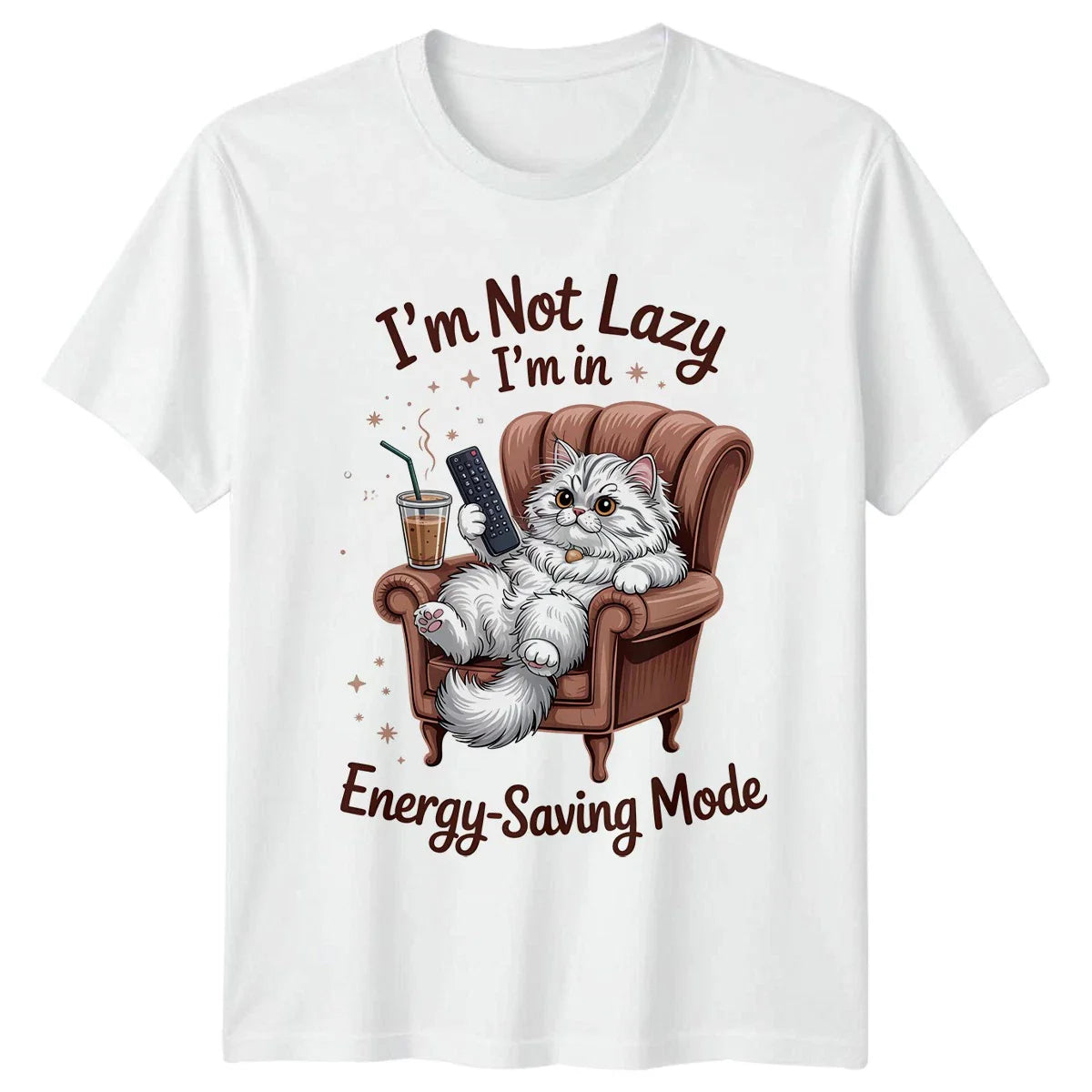 Im Not Lazy Im In T-Shirt Funny Cat Lovers Birthday Gift For Him And Her Unisex T-shirt, Sweatshirt, Hoodie, Long Sleeve Tee - T-Shirt, Sweatshirt, Hoodie