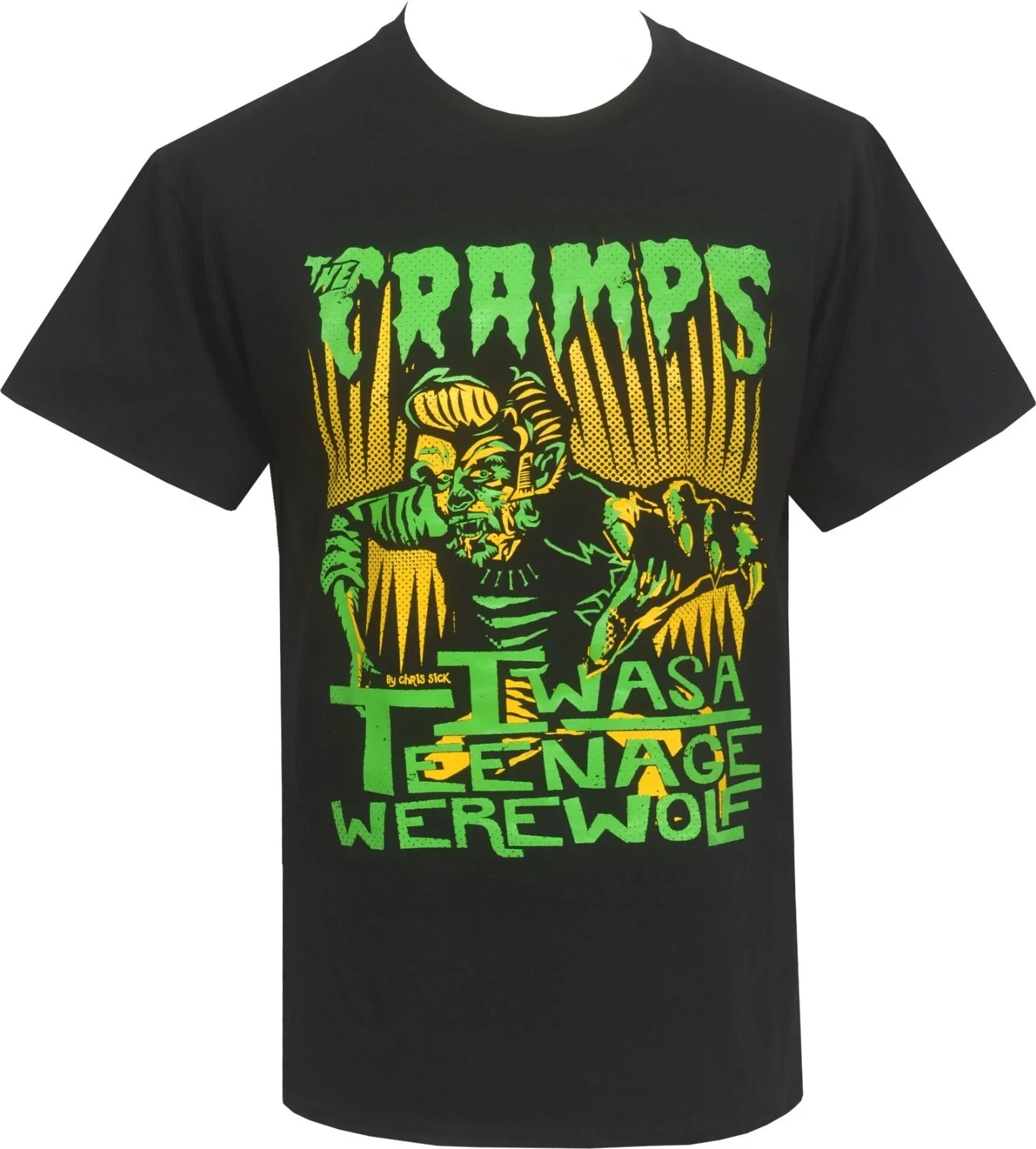 The Cramps Men's Psychobilly T-Shirt Teenage Werewolf Horror Garage Punk Unisex T-shirt, Sweatshirt, Hoodie, Long Sleeve Tee - T-Shirt, Sweatshirt, Hoodie