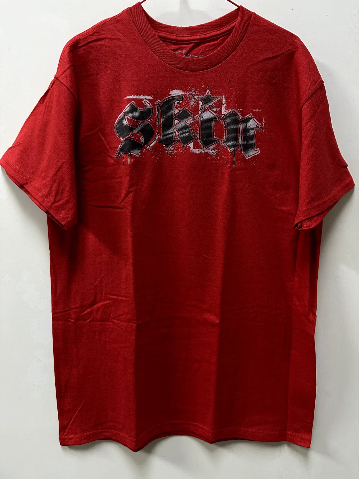 Skin Industries Men's T-Shirt "Graffiti" Red/Charcoal Unisex T-shirt, Sweatshirt, Hoodie, Long Sleeve Tee - T-Shirt, Sweatshirt, Hoodie