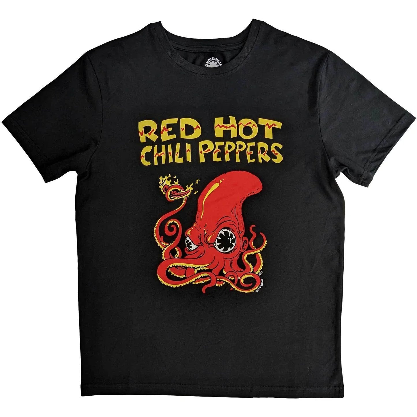 Red Hot Chili Peppers T-Shirt Octopus Rock Official Black New Unisex T-shirt, Sweatshirt, Hoodie, Long Sleeve Tee - T-Shirt, Sweatshirt, Hoodie