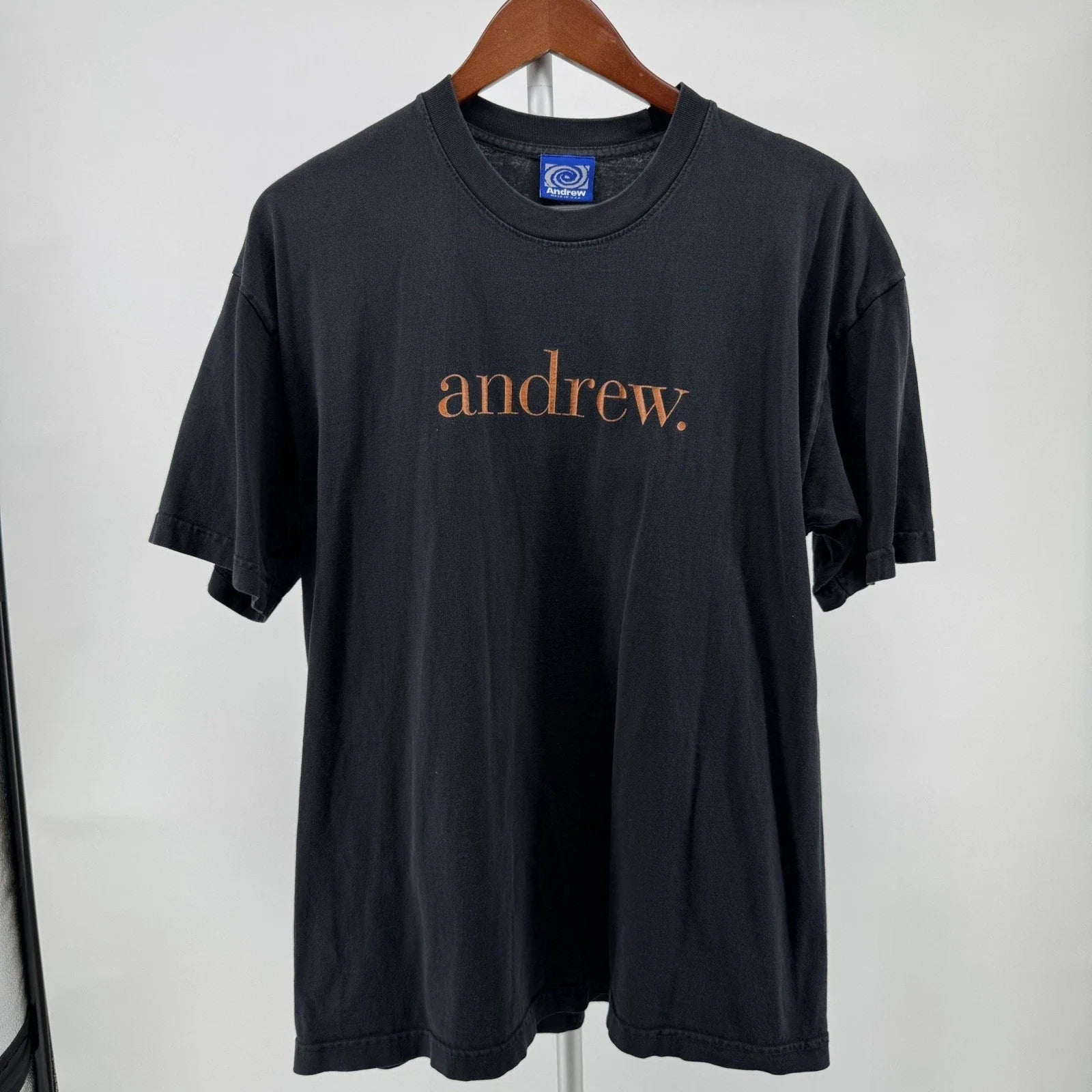 Andrew Downtown T-Shirt Size XL Box Logo Graphic Miami Skate Shop USA Made Unisex T-shirt, Sweatshirt, Hoodie, Long Sleeve Tee - T-Shirt, Sweatshirt, Hoodie