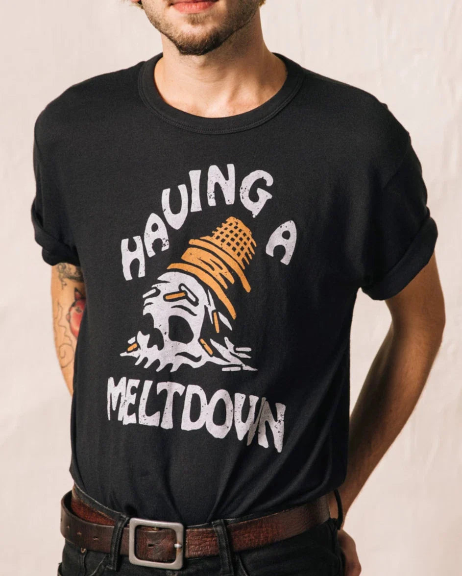 Having A Meltdown Shirt Funny Skull Ice Cream Cone Graphic Tee Sarcastic MenGift Unisex T-shirt, Sweatshirt, Hoodie, Long Sleeve Tee - T-Shirt, Sweatshirt, Hoodie