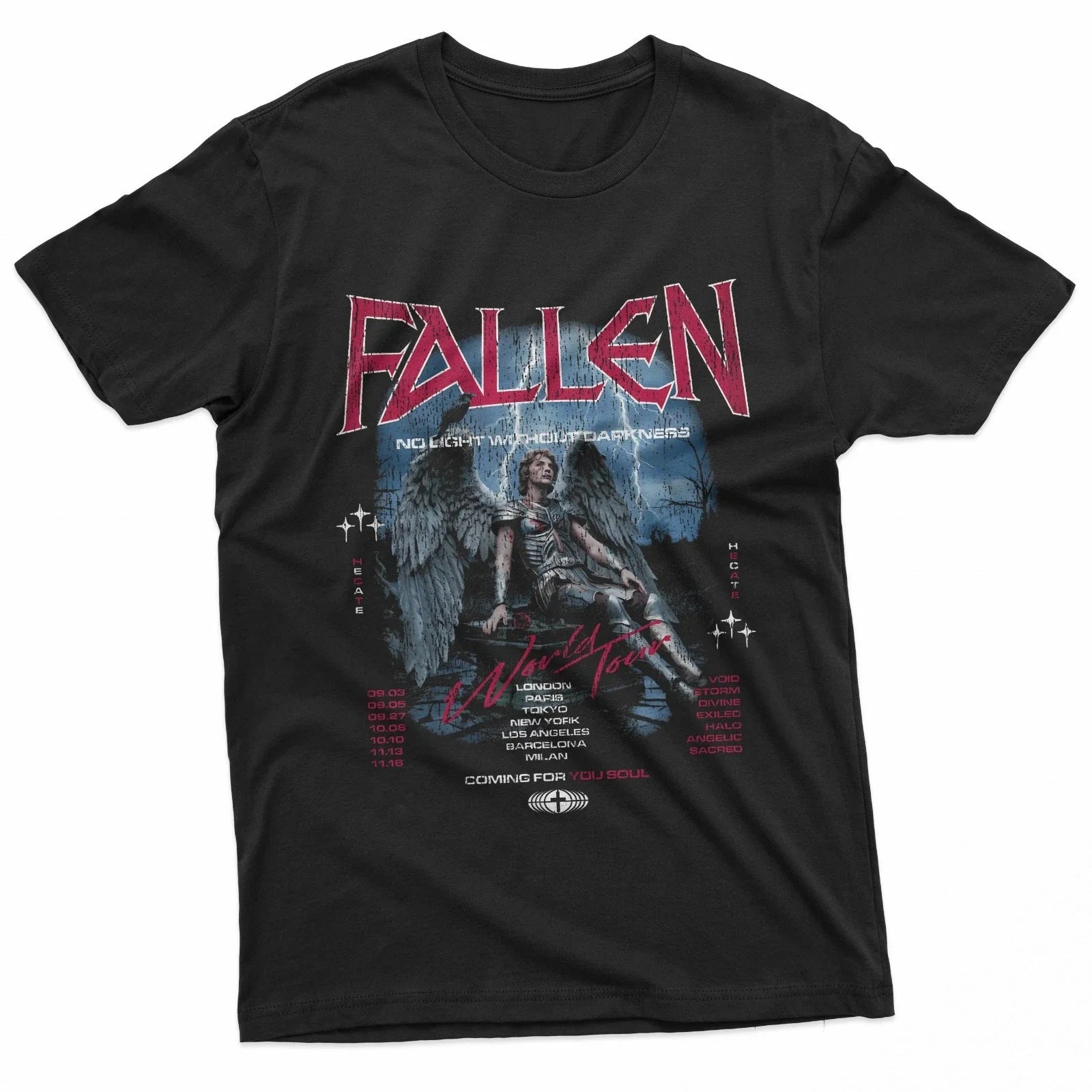 Fallen Angel Vintage Streetwear Urban Hip Hop Metal Rock Y2K T-Shirt Unisex T-shirt, Sweatshirt, Hoodie, Long Sleeve Tee - T-Shirt, Sweatshirt, Hoodie