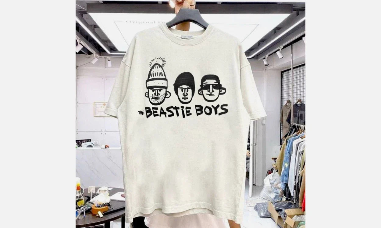 The Beastie Boys band rare design White T shirt 90s Classic tee Unisex T-shirt, Sweatshirt, Hoodie, Long Sleeve Tee - T-Shirt, Sweatshirt, Hoodie