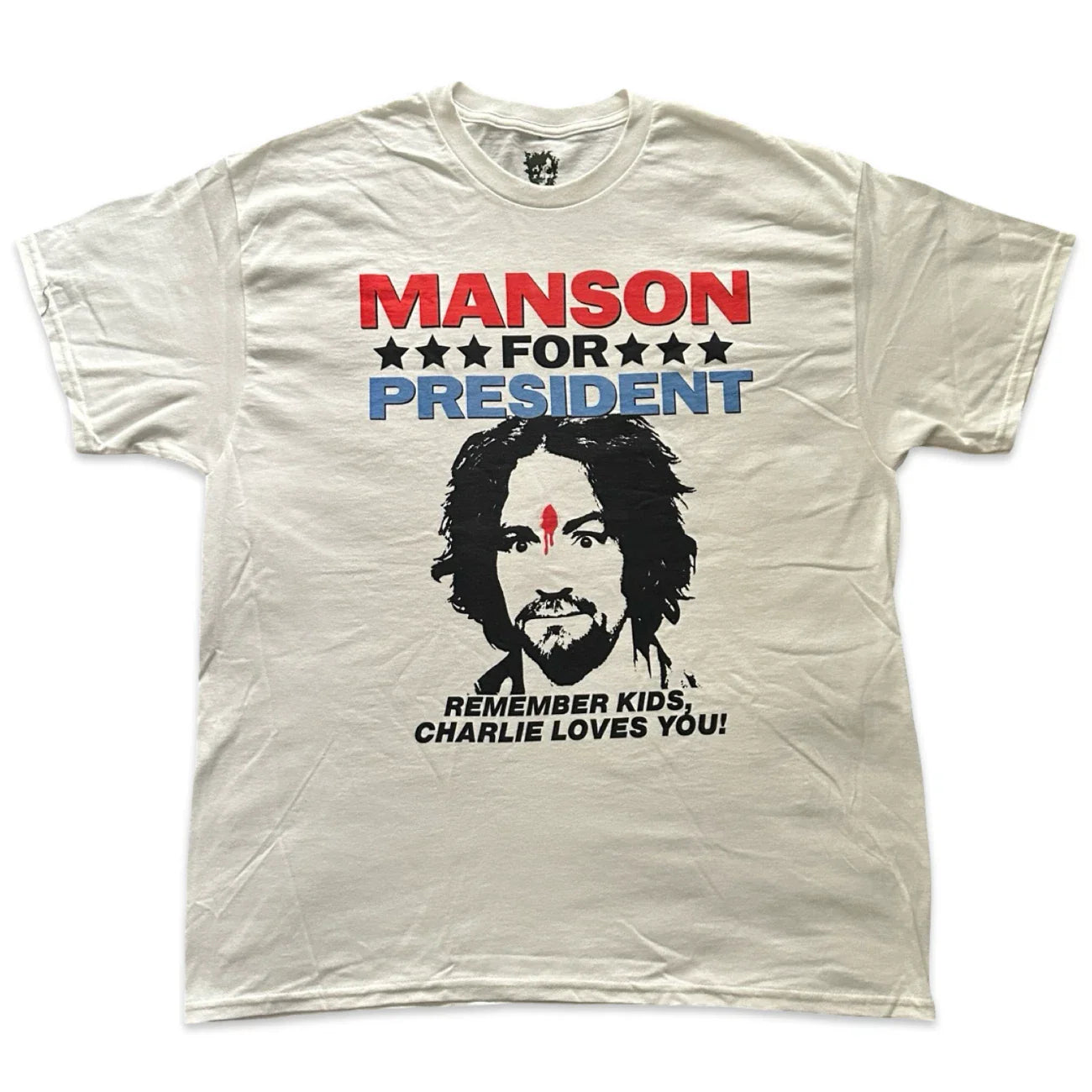 Manson for President Tshirt Charles Manson Shirt Serial Kill Y2K Alternative Tee Unisex T-shirt, Sweatshirt, Hoodie, Long Sleeve Tee - T-Shirt, Sweatshirt, Hoodie