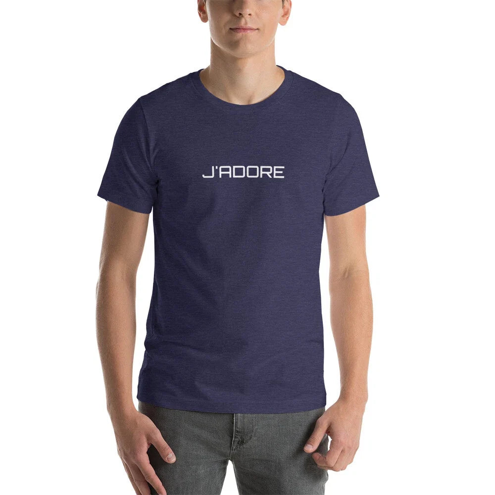 J'ADORE Short-Sleeve T-Shirt Unisex T-shirt, Sweatshirt, Hoodie, Long Sleeve Tee - T-Shirt, Sweatshirt, Hoodie