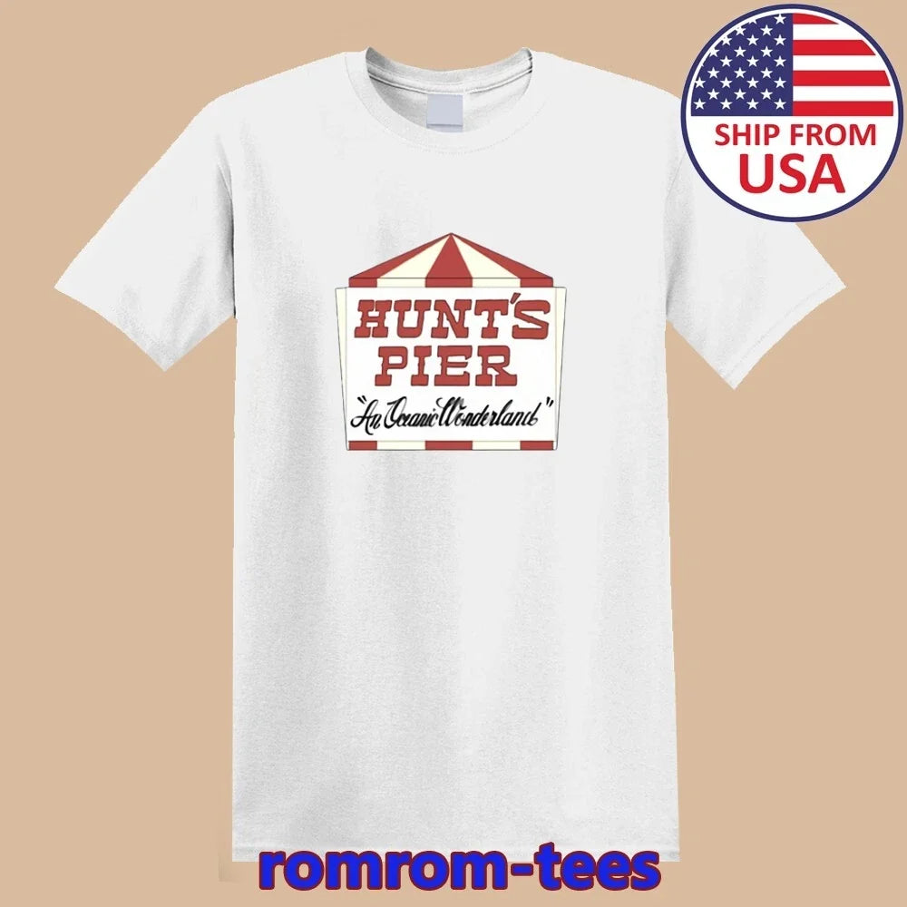 Hunt's Pier Wildwood New Jersey Amusement Park White Size S-5XL Unisex T-shirt, Sweatshirt, Hoodie, Long Sleeve Tee - T-Shirt, Sweatshirt, Hoodie