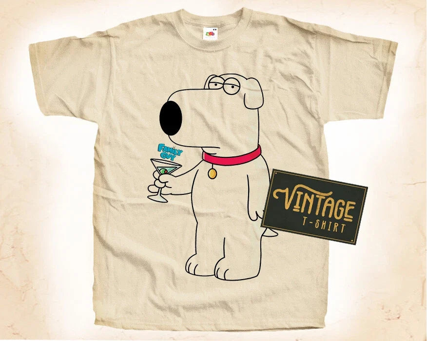 Family Guy V2 T SHIRT Tee Movie Poster Vintage Natural Tee sizes S to 5XL Unisex T-shirt, Sweatshirt, Hoodie, Long Sleeve Tee - T-Shirt, Sweatshirt, Hoodie