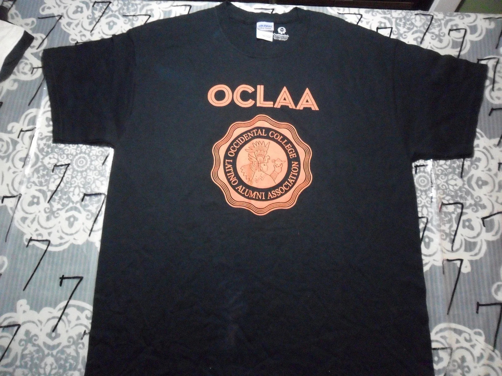Large- Damaged / OCLAD Latino Alumni T- Shirt Unisex T-shirt, Sweatshirt, Hoodie, Long Sleeve Tee - T-Shirt, Sweatshirt, Hoodie