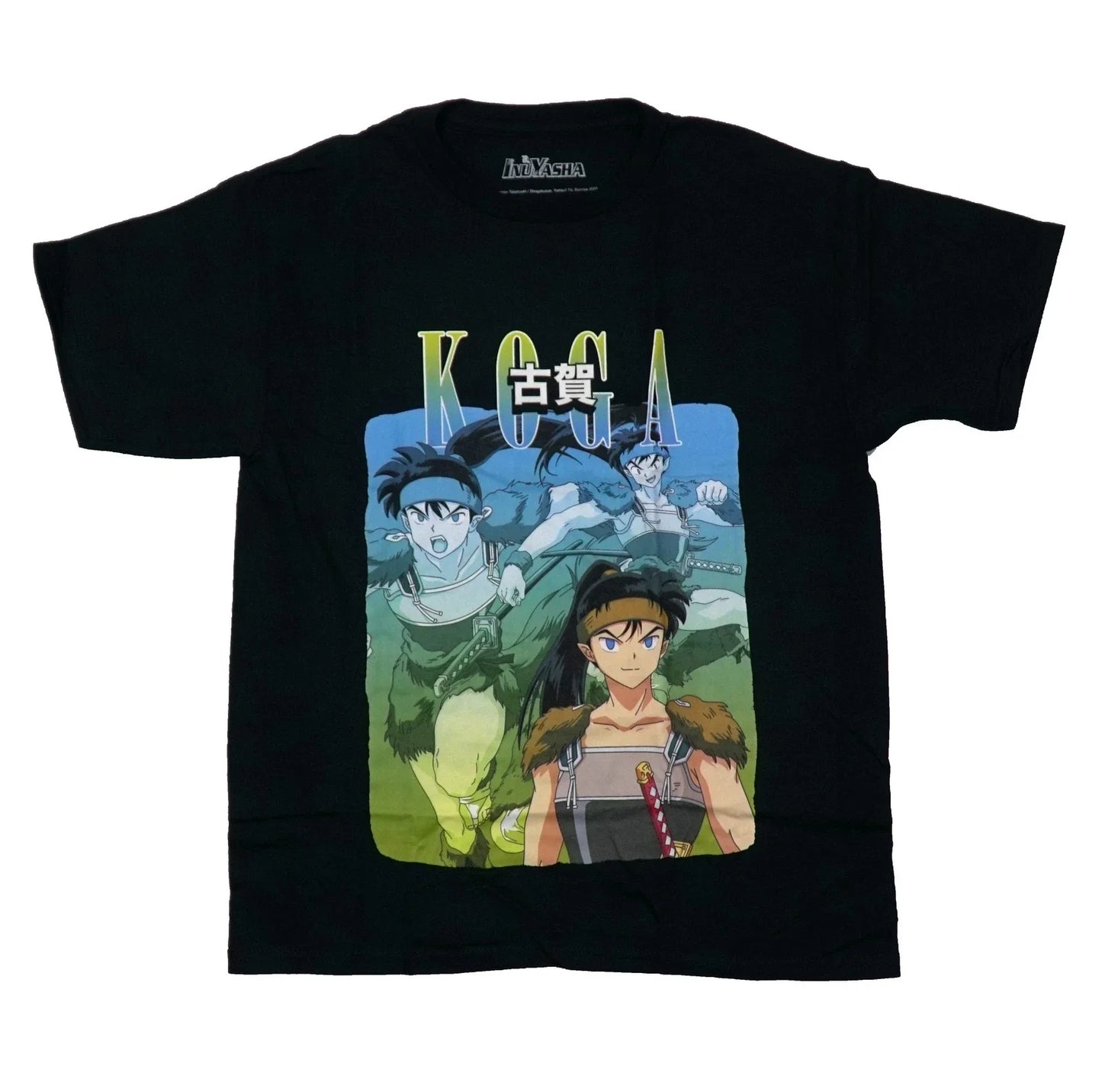 Inuyasha New Adult T-Shirt - 3 Versions of Koga Under Kanji Name Unisex T-shirt, Sweatshirt, Hoodie, Long Sleeve Tee - T-Shirt, Sweatshirt, Hoodie