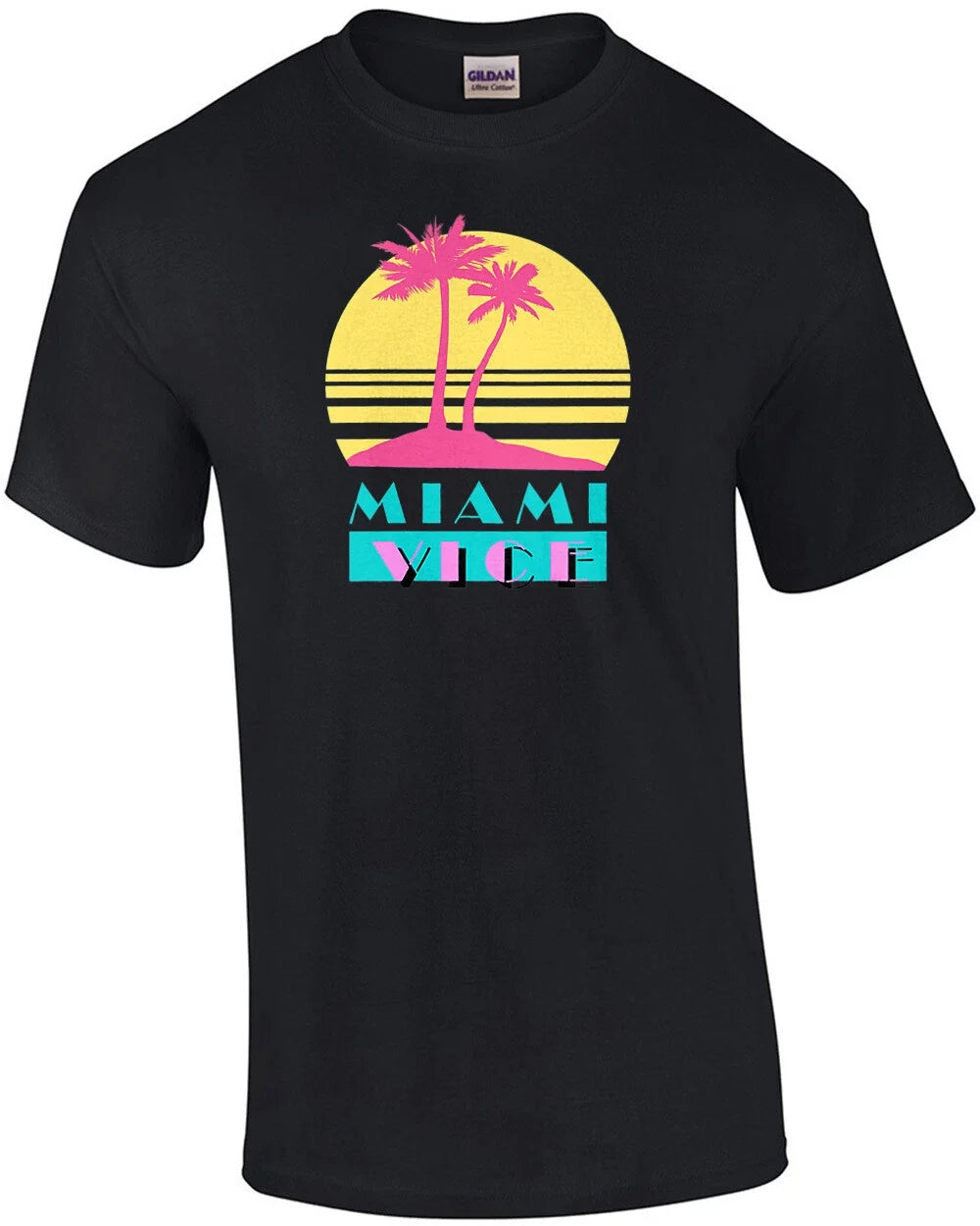 Miami Vice - 80's T-Shirt Unisex T-shirt, Sweatshirt, Hoodie, Long Sleeve Tee - T-Shirt, Sweatshirt, Hoodie