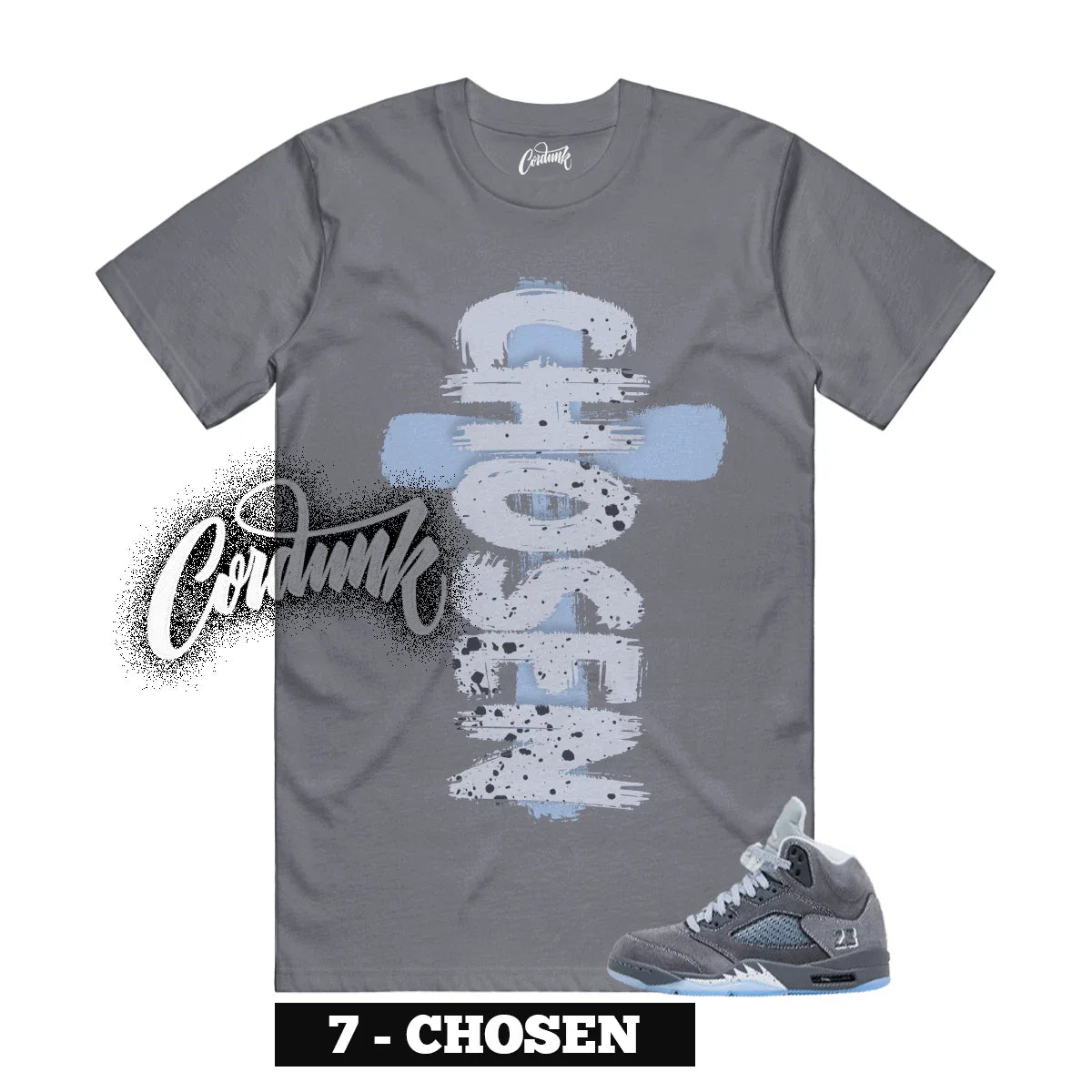 5 Wolf Grey Light Graphite White Cool 2026 Comfort Colors T Shirt Match CHOSEN Unisex T-shirt, Sweatshirt, Hoodie, Long Sleeve Tee - T-Shirt, Sweatshirt, Hoodie