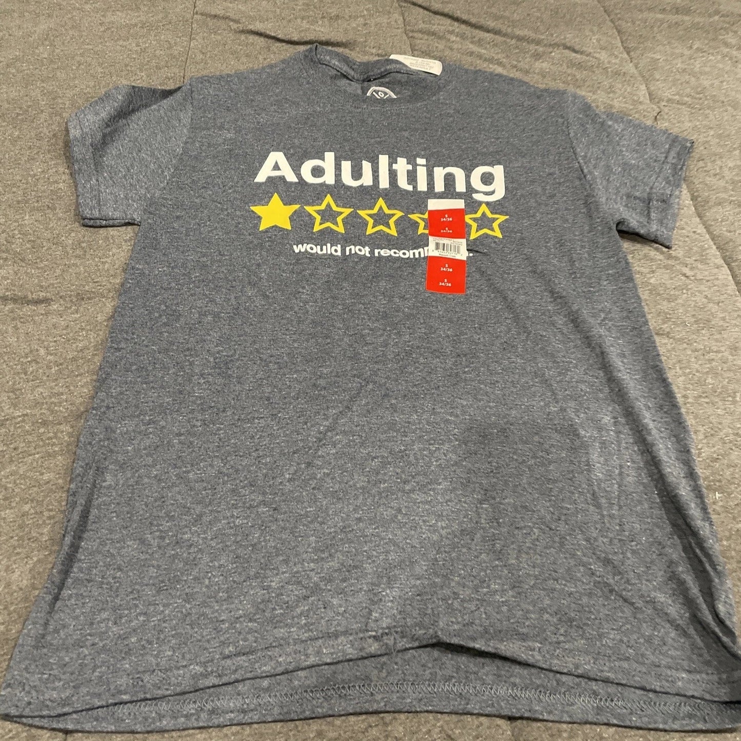 DOM RATE ADULT NAVY BLUE Short Sleeve Crew Neck T-Shirt Sz S 34/36* Unisex T-shirt, Sweatshirt, Hoodie, Long Sleeve Tee - T-Shirt, Sweatshirt, Hoodie
