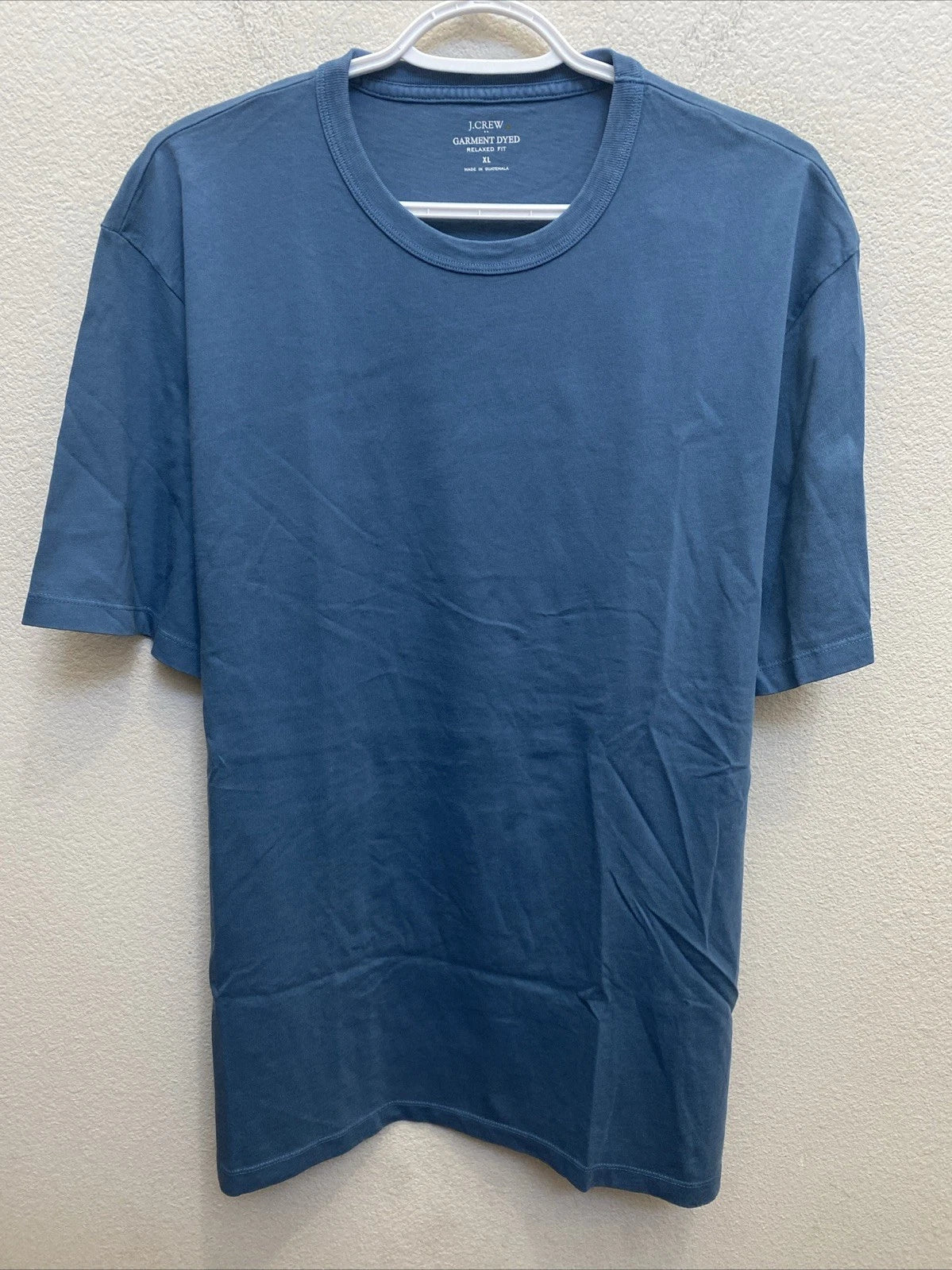J.Crew Men's XL Extra Large Blue Garment Dyed Relaxed Fit T-Shirt Tee NWT Unisex T-shirt, Sweatshirt, Hoodie, Long Sleeve Tee - T-Shirt, Sweatshirt, Hoodie