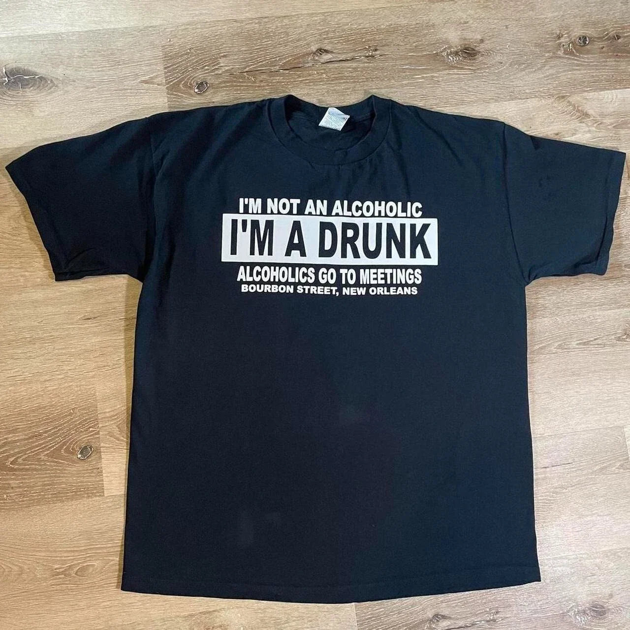 Vintage Y2K Bourbon Street, New Orleans Im a Drunk tourism joke shirt Unisex T-shirt, Sweatshirt, Hoodie, Long Sleeve Tee - T-Shirt, Sweatshirt, Hoodie