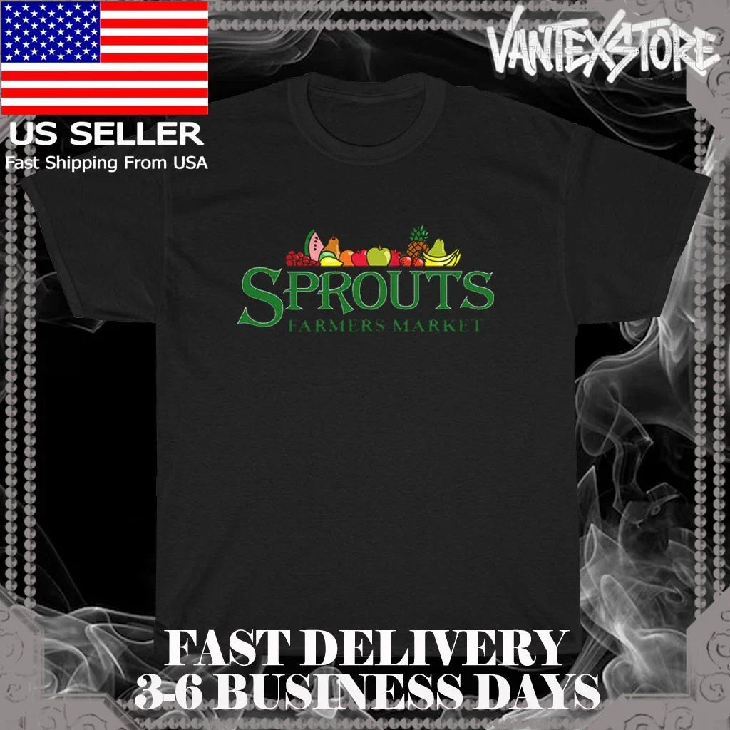 NEW SHIRT SPROUTS FARMERS MARKET LOGO MEN'S T-SHIRT FUNNY AMERICAN SIZE S-5XL Unisex T-shirt, Sweatshirt, Hoodie, Long Sleeve Tee - T-Shirt, Sweatshirt, Hoodie